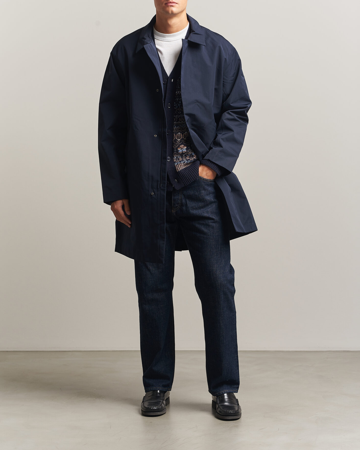 Homme | Manteaux Et Vestes | NN07 | Steve Technical Coat Deep Navy