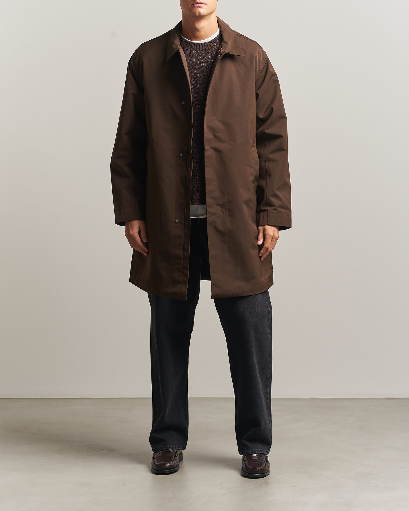 Homme | Manteaux Et Vestes | NN07 | Steve Technical Coat Demitasse Brown