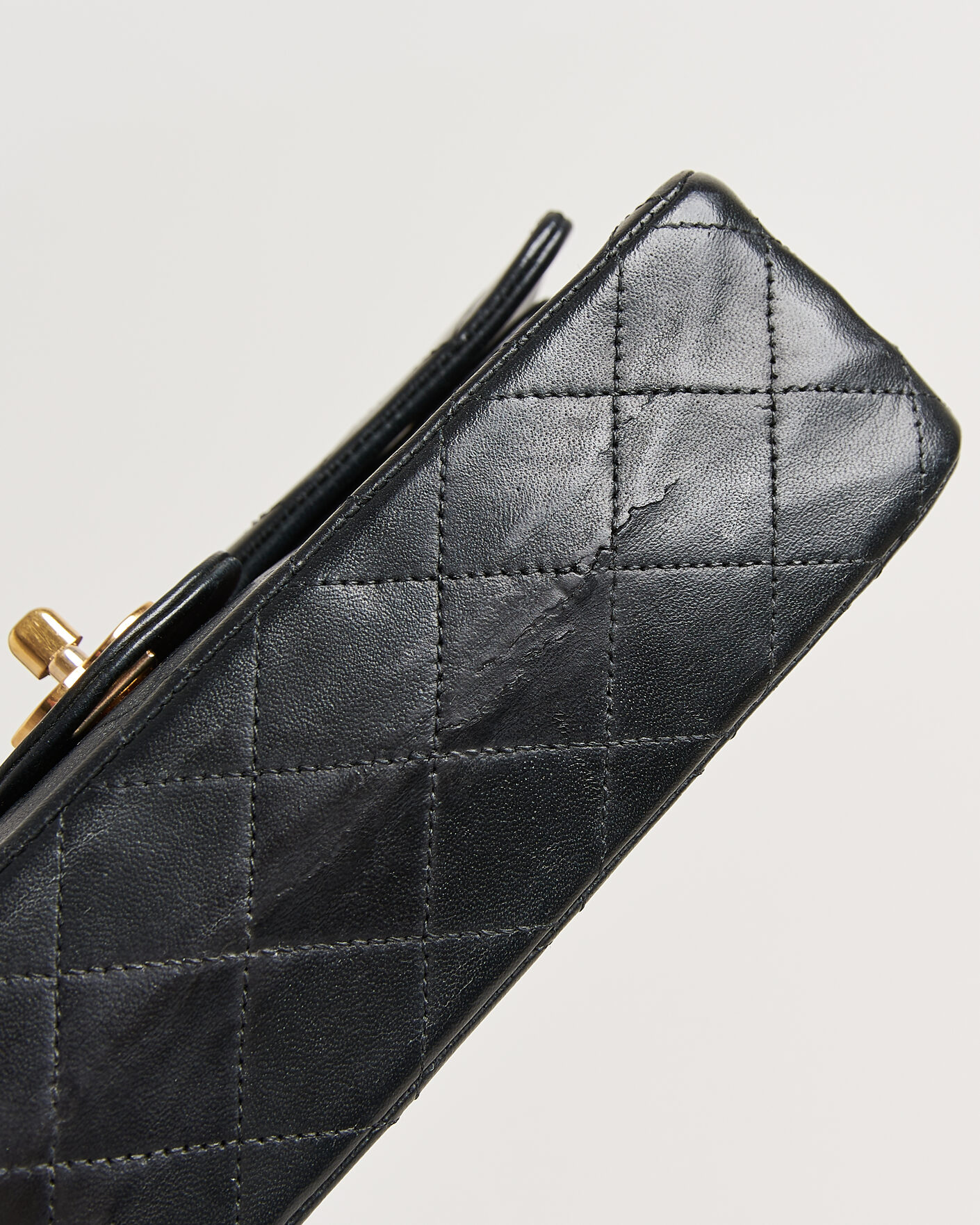 Homme | Pre-Owned & Vintage Bags | Chanel Pre-Owned | Classic Small Double Flap Bag Black