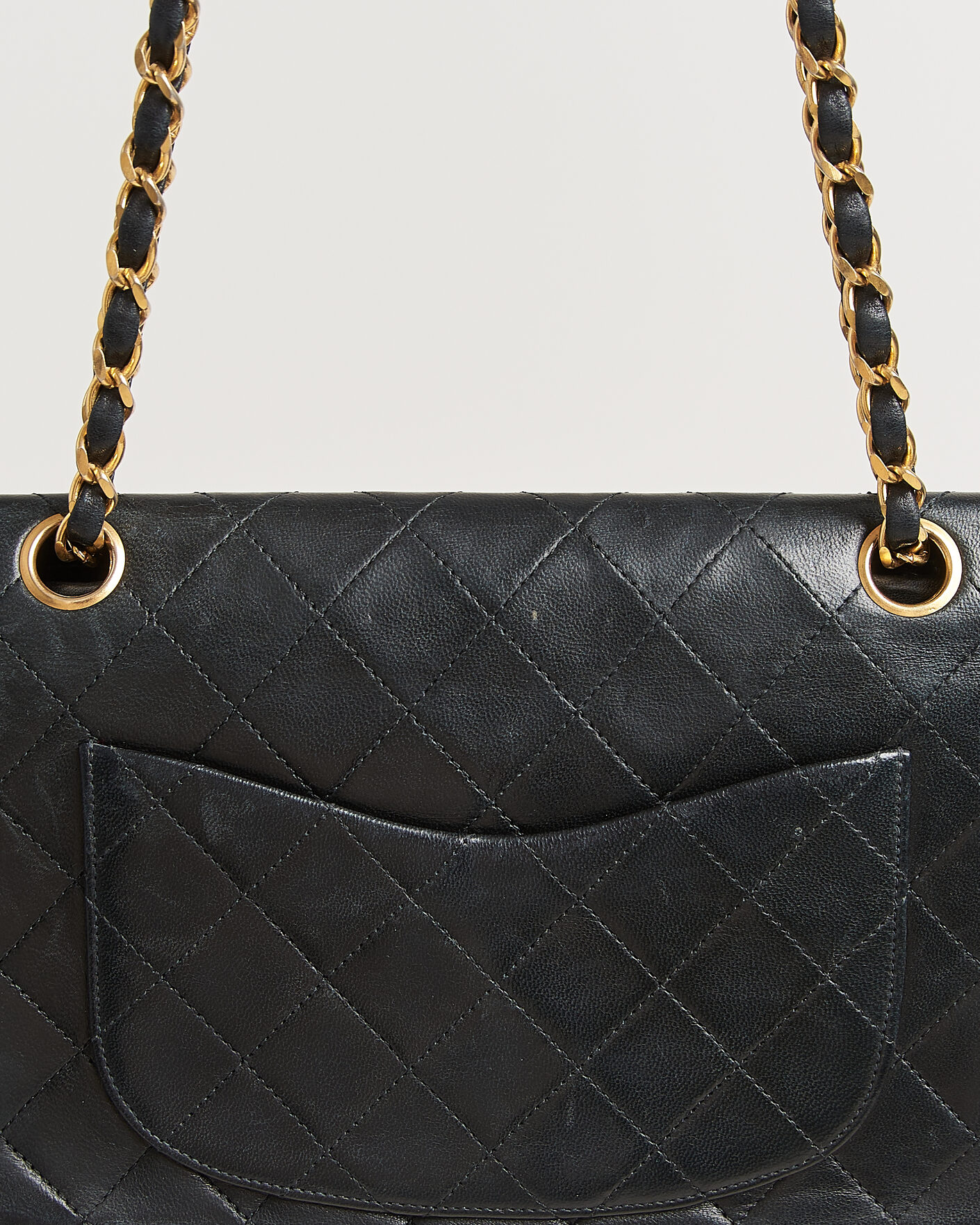 Homme | Pre-Owned & Vintage Bags | Chanel Pre-Owned | Classic Small Double Flap Bag Black