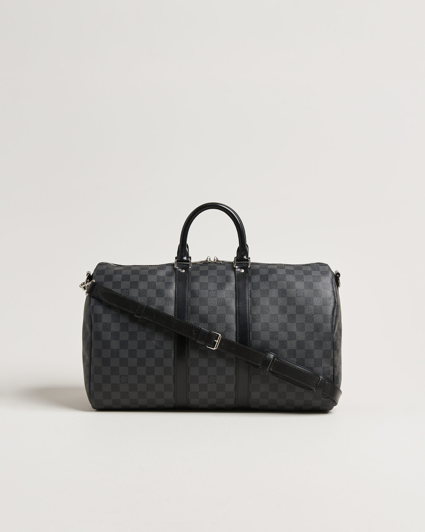 Homme | Pre-Owned & Vintage Bags | Louis Vuitton Pre-Owned | Keepall 45 Bandouliére Damier Graphite