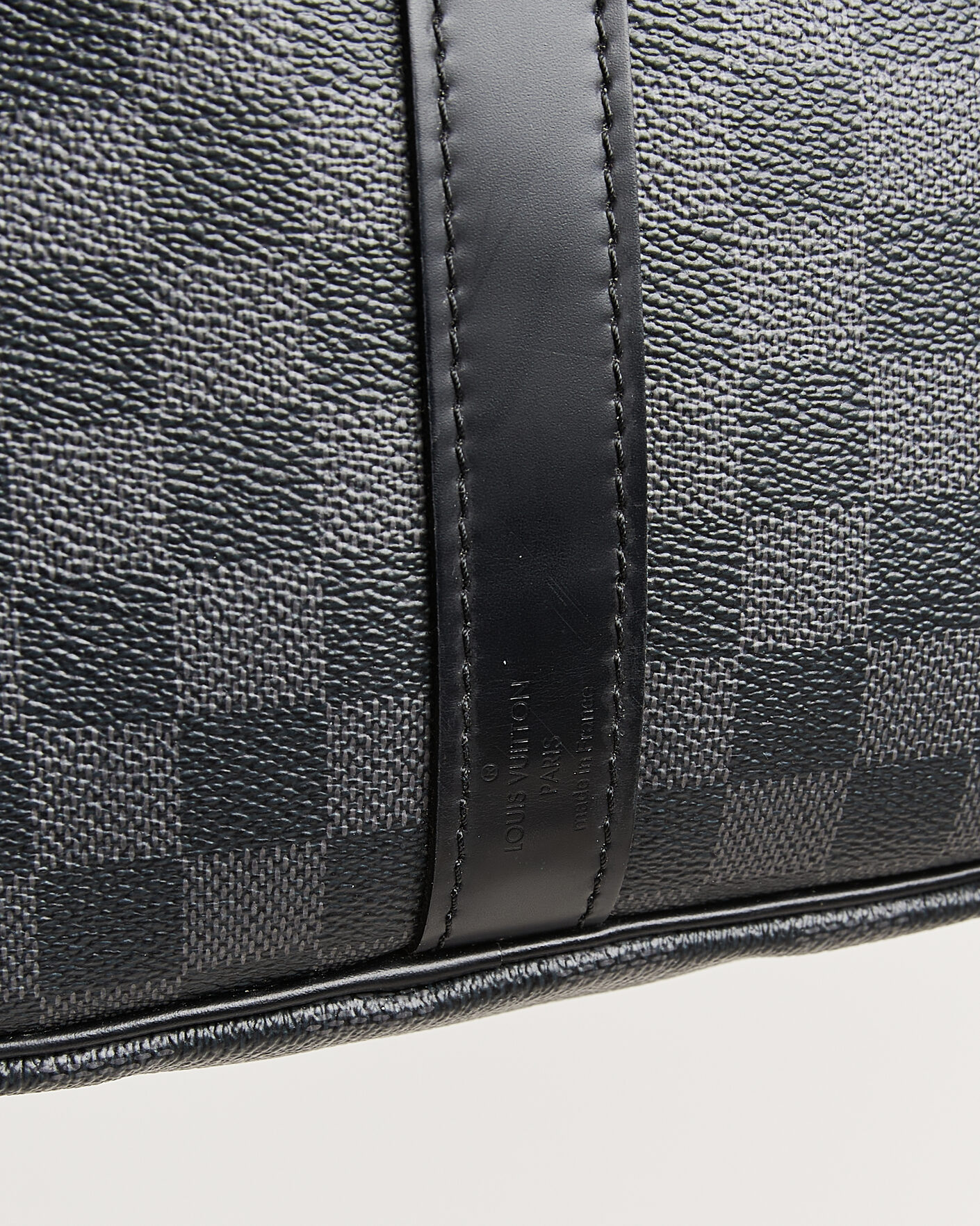 Homme | Pre-Owned & Vintage Bags | Louis Vuitton Pre-Owned | Keepall 45 Bandouliére Damier Graphite