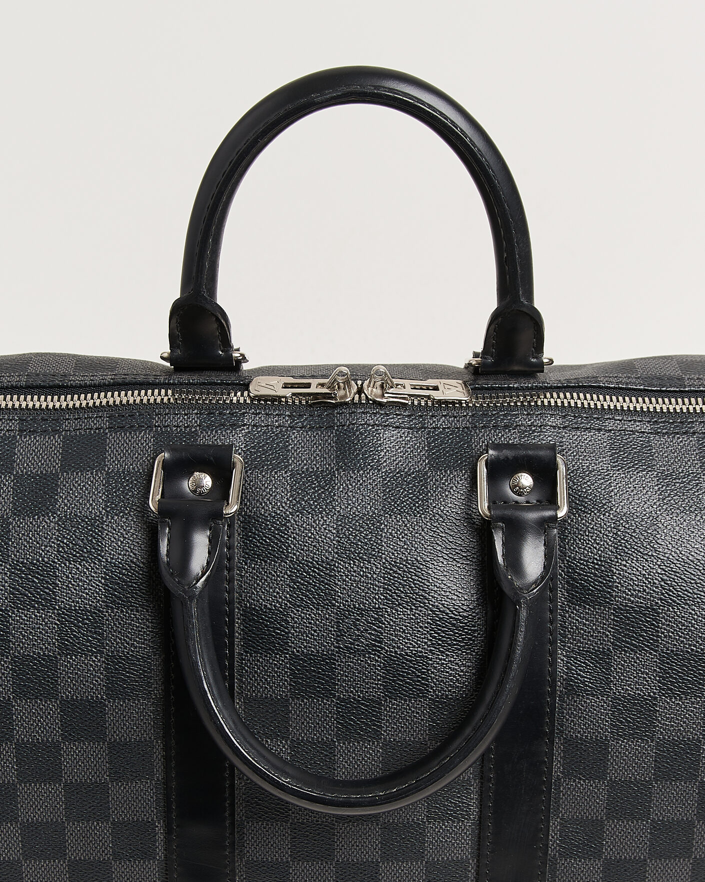 Homme | Pre-Owned & Vintage Bags | Louis Vuitton Pre-Owned | Keepall 45 Bandouliére Damier Graphite