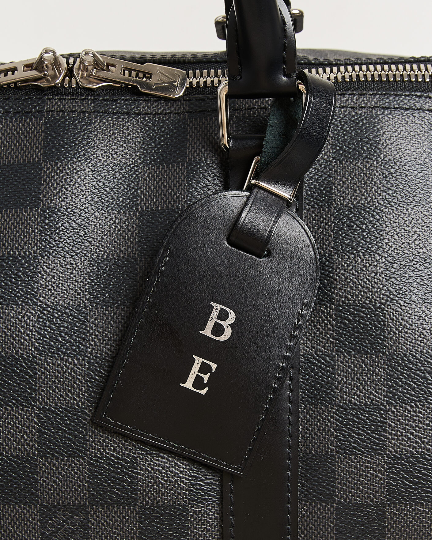 Homme | Pre-Owned & Vintage Bags | Louis Vuitton Pre-Owned | Keepall 55 Bandouliére Damier Graphite