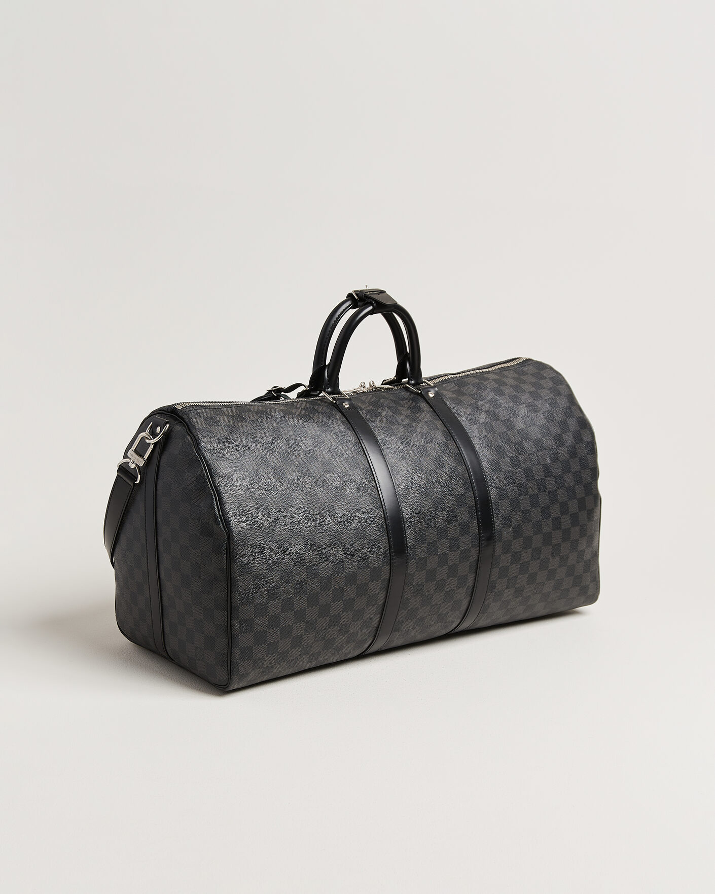 Homme | Pre-Owned & Vintage Bags | Louis Vuitton Pre-Owned | Keepall 55 Bandouliére Damier Graphite