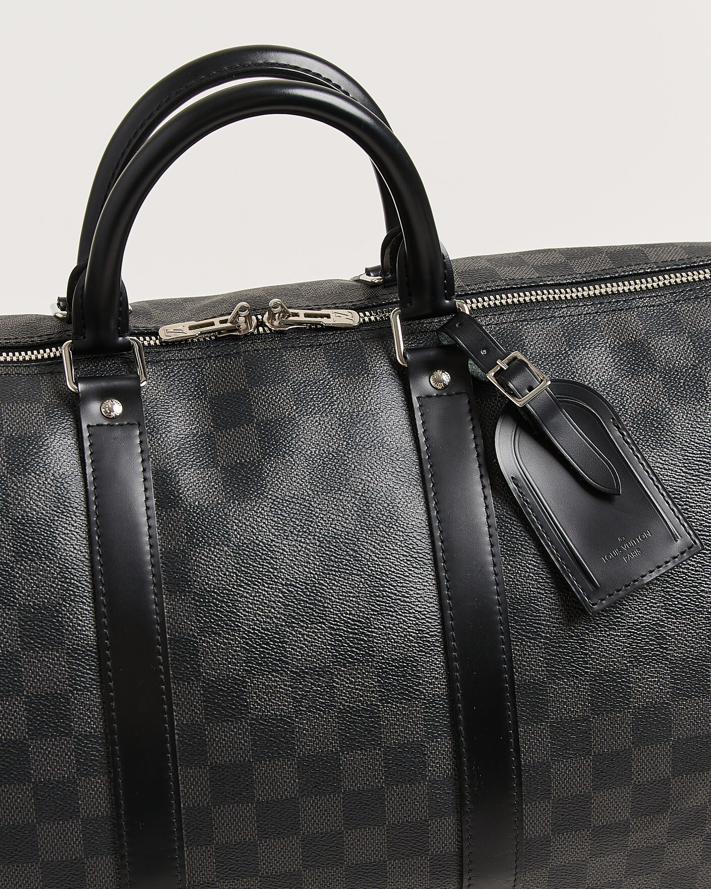 Homme | Pre-Owned & Vintage Bags | Louis Vuitton Pre-Owned | Keepall 55 Bandouliére Damier Graphite