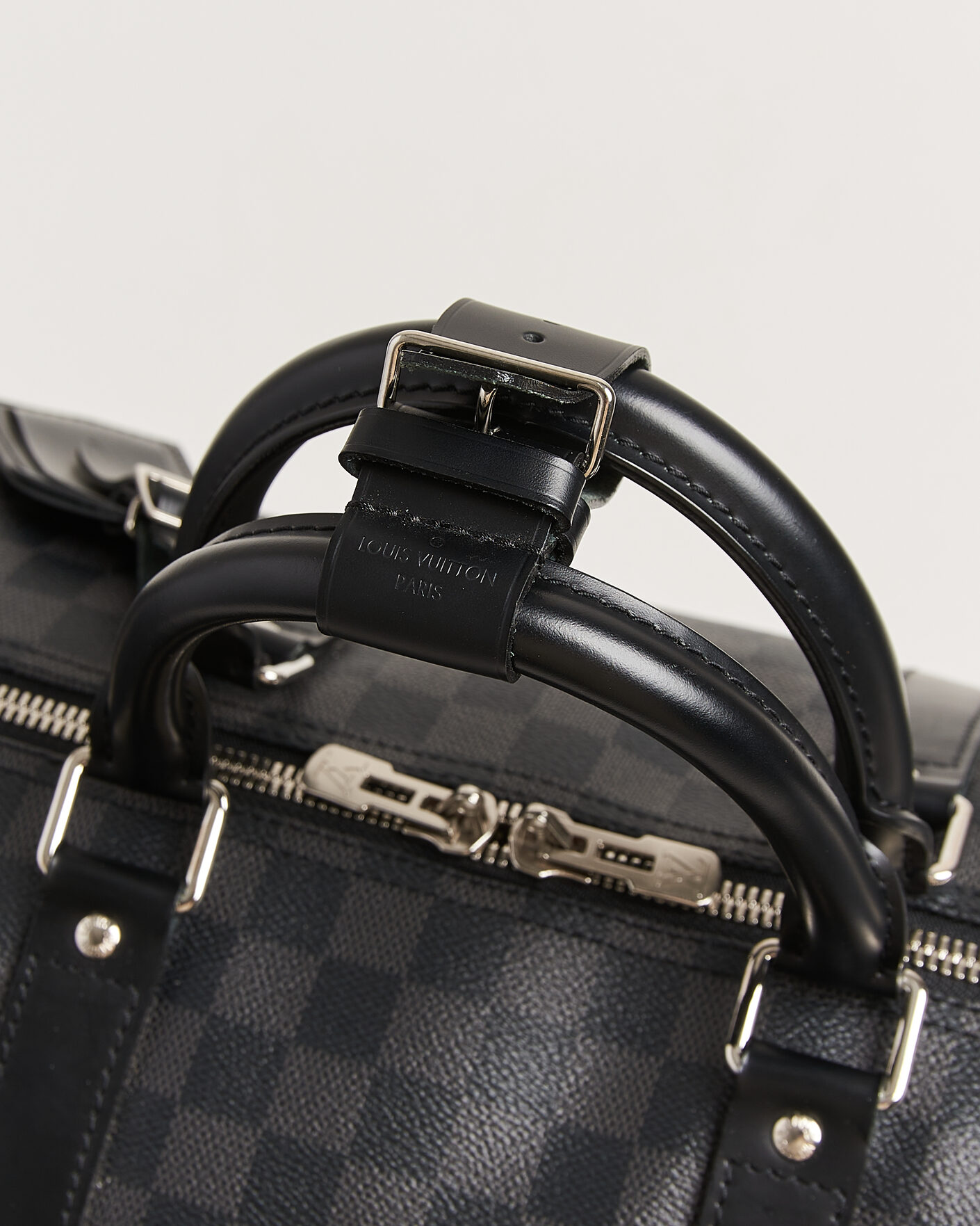 Homme | Pre-Owned & Vintage Bags | Louis Vuitton Pre-Owned | Keepall 55 Bandouliére Damier Graphite