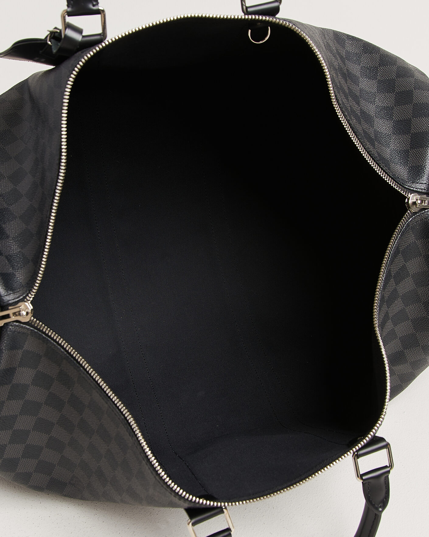 Homme | Pre-Owned & Vintage Bags | Louis Vuitton Pre-Owned | Keepall 55 Bandouliére Damier Graphite