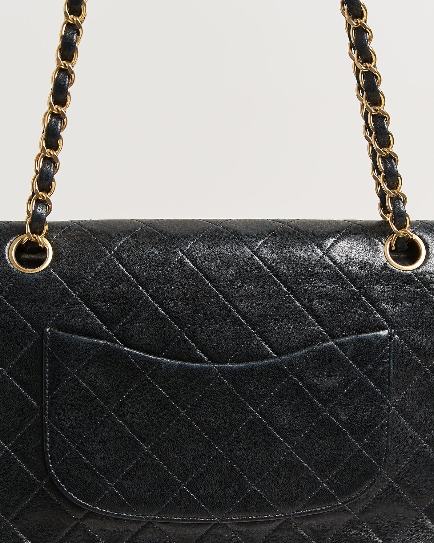 Homme | Pre-Owned & Vintage Bags | Chanel Pre-Owned | Classic Medium Double Flap Bag Black