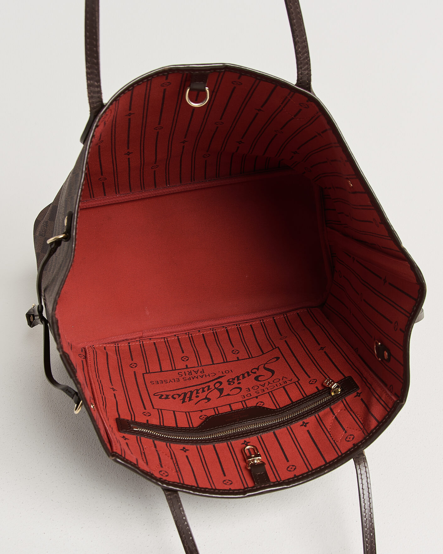 Homme | Pre-Owned & Vintage Bags | Louis Vuitton Pre-Owned | Neverfull MM Damier Ebene