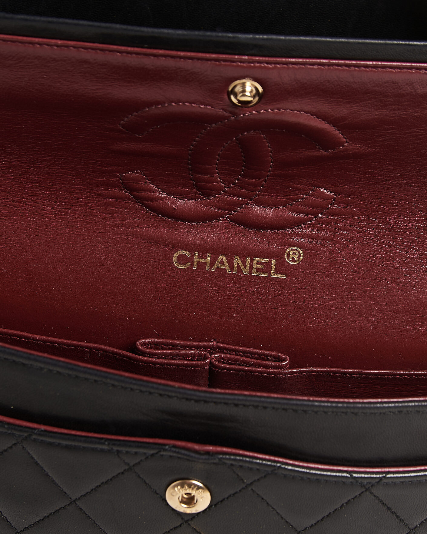 Homme | Chanel Pre-Owned Classic Small Double Flap Bag Black | Chanel Pre-Owned | Classic Small Double Flap Bag Black