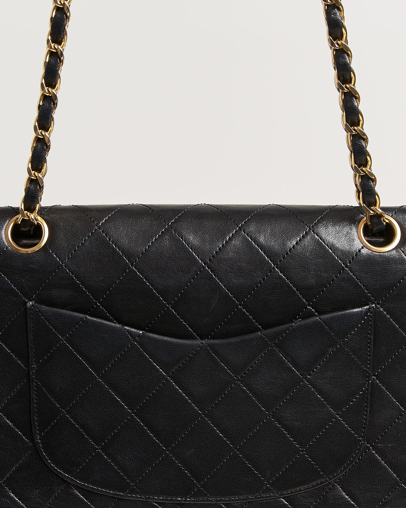 Homme | Chanel Pre-Owned Classic Small Double Flap Bag Black | Chanel Pre-Owned | Classic Small Double Flap Bag Black