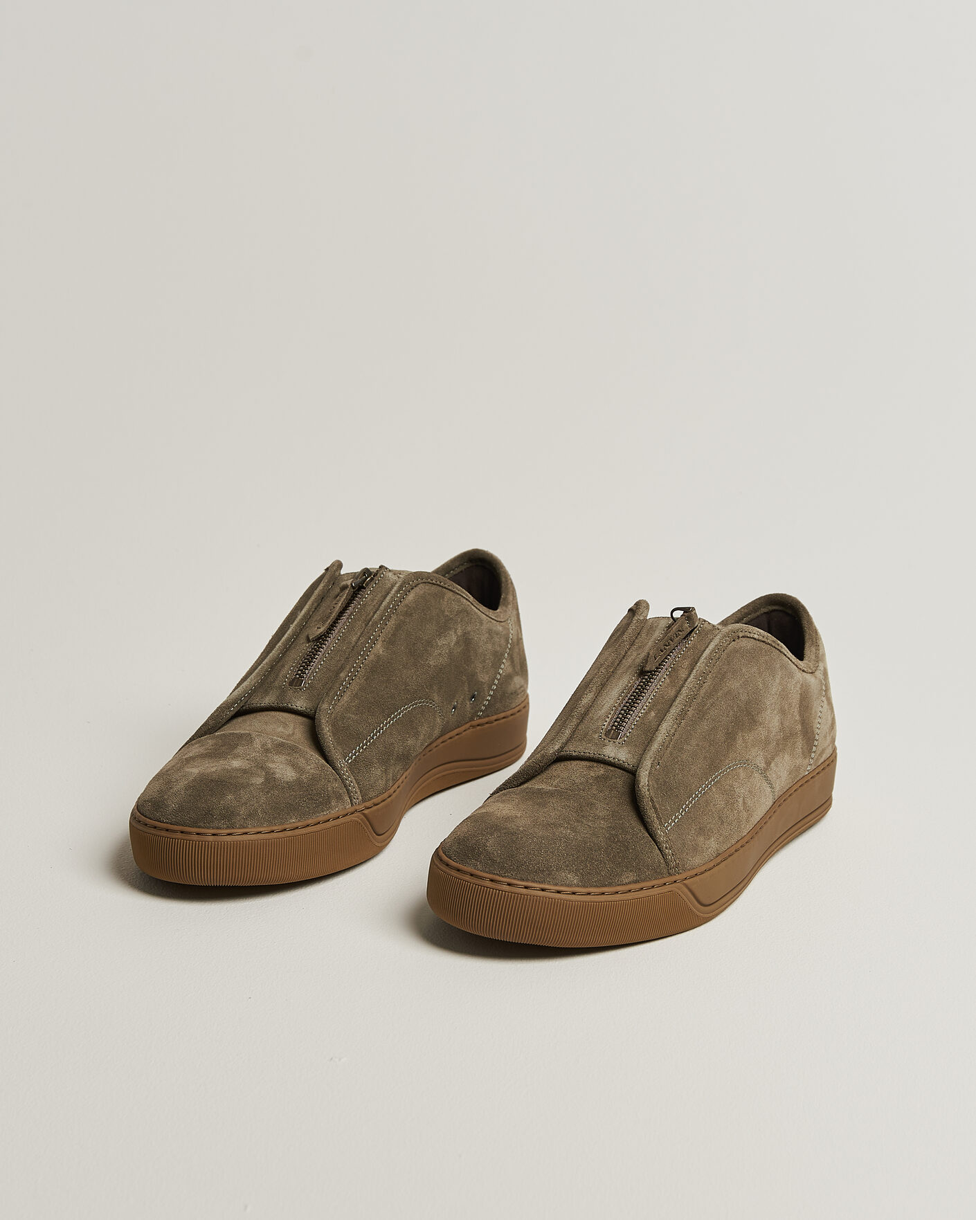 Homme | Baskets | Lanvin | DBB1 Zip Sneakers Khaki