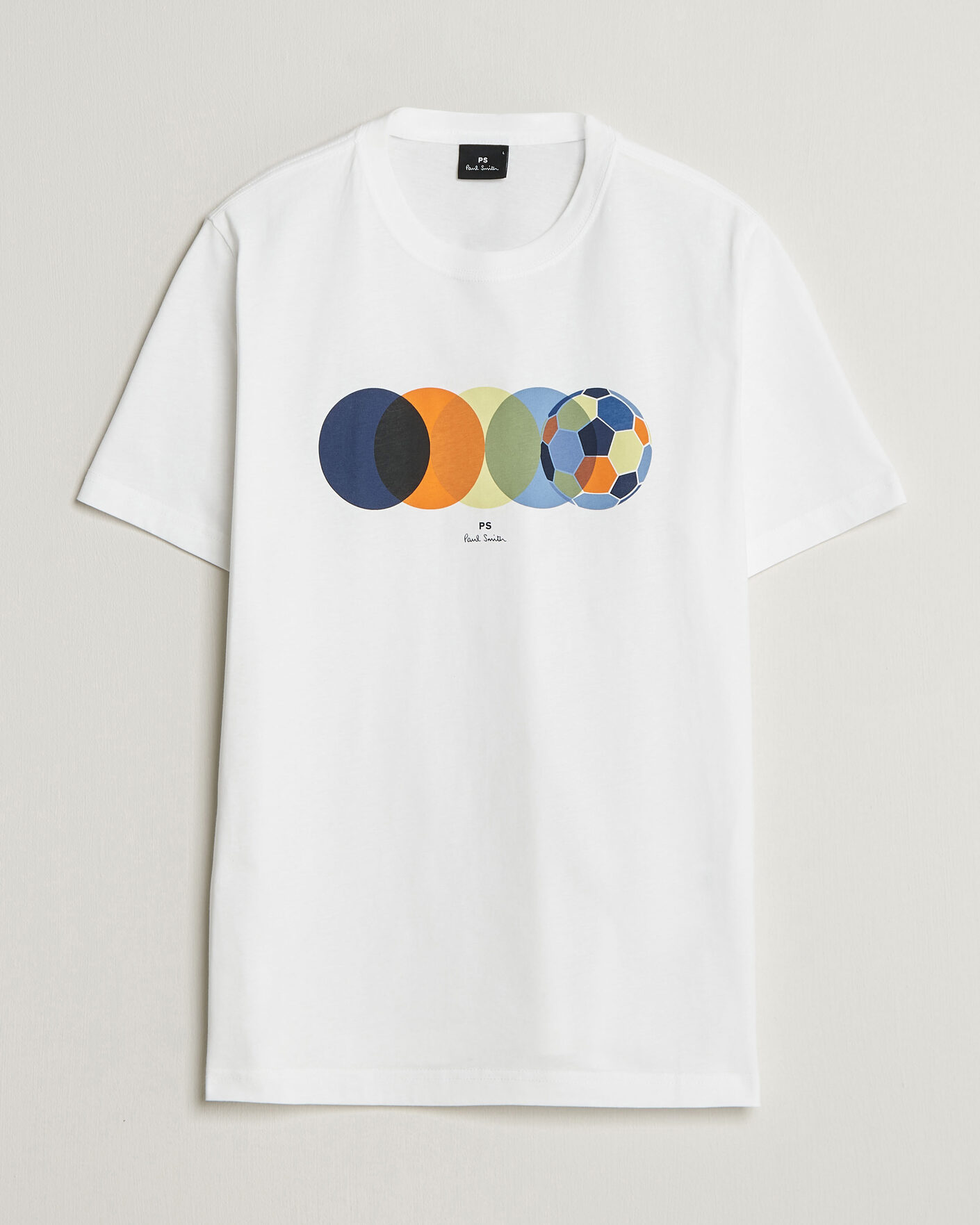 Homme | T-shirts | PS Paul Smith | Football Crew Neck T-Shirt White