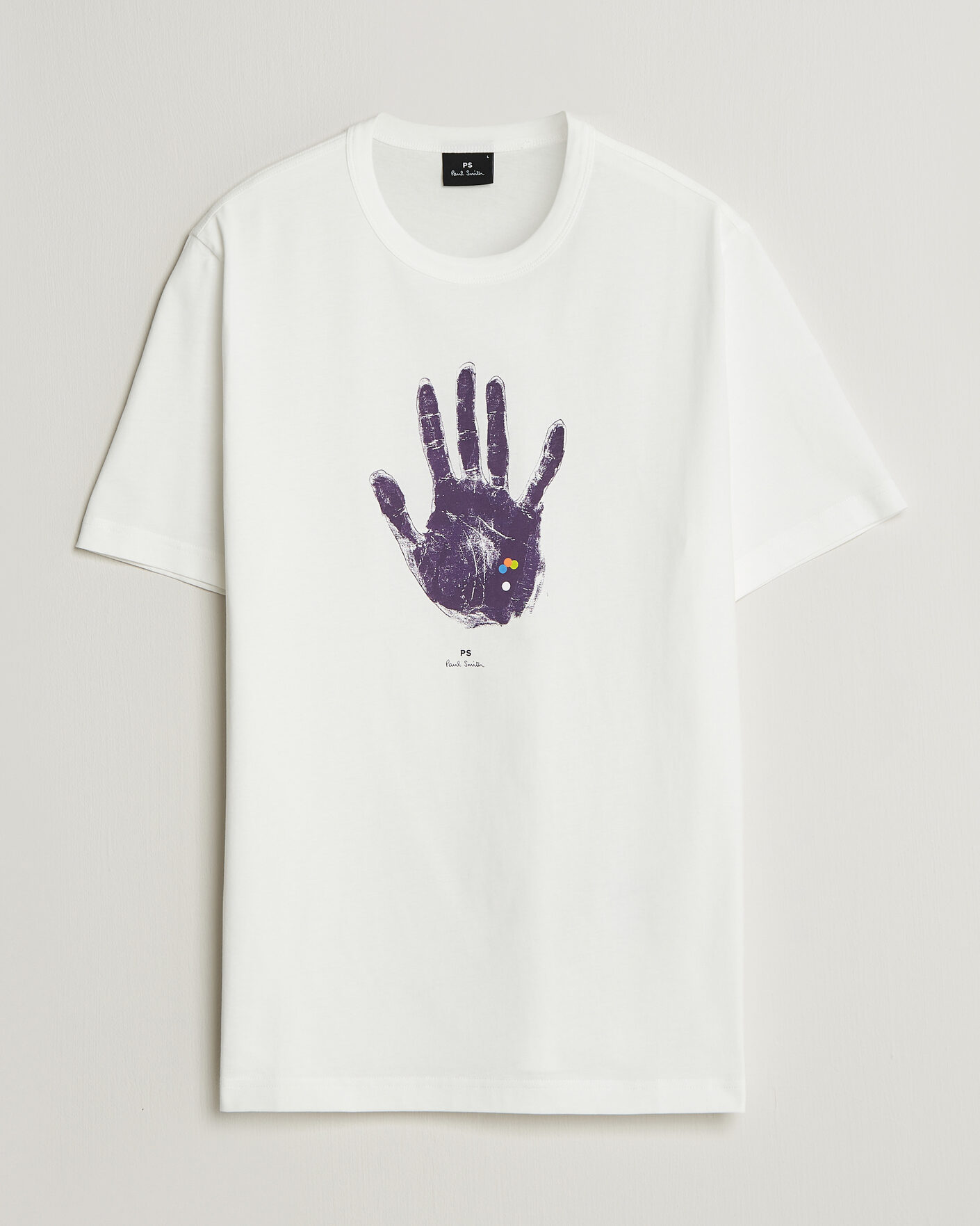 Homme | T-shirts | PS Paul Smith | Hand Crew Neck T-Shirt White