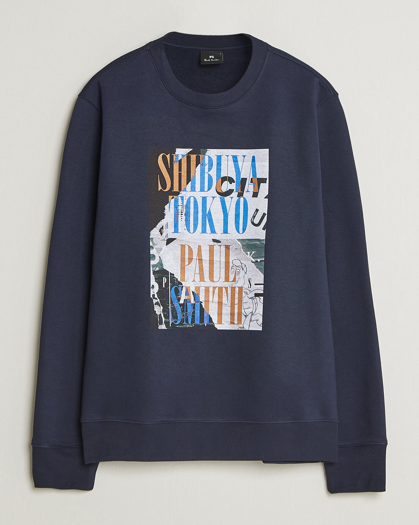 Homme | Pulls Et Tricots | PS Paul Smith | Shibuya Tokyo Crew Neck Sweatshirt Navy