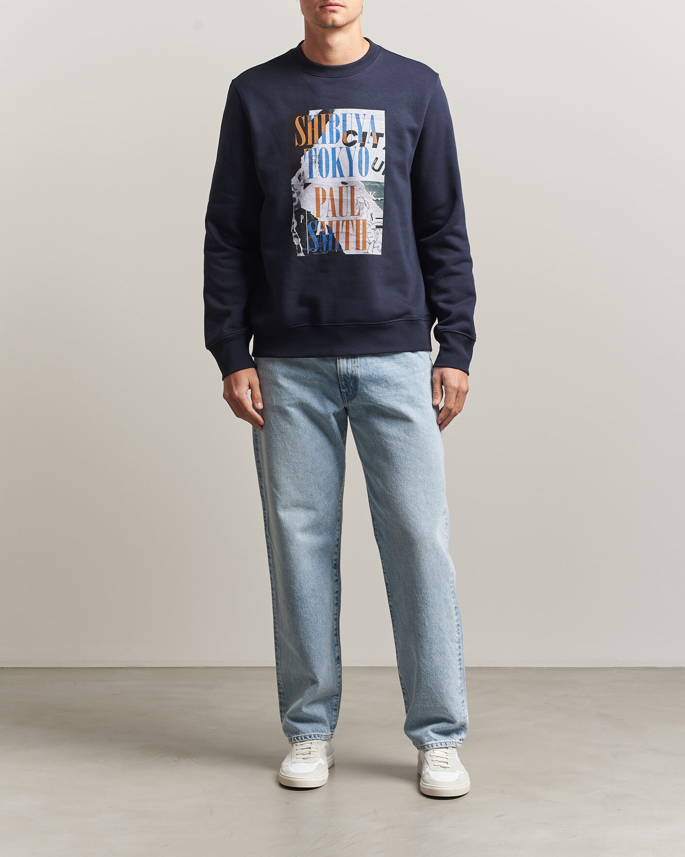 Homme | Pulls Et Tricots | PS Paul Smith | Shibuya Tokya Crew Neck Sweatshirt Navy