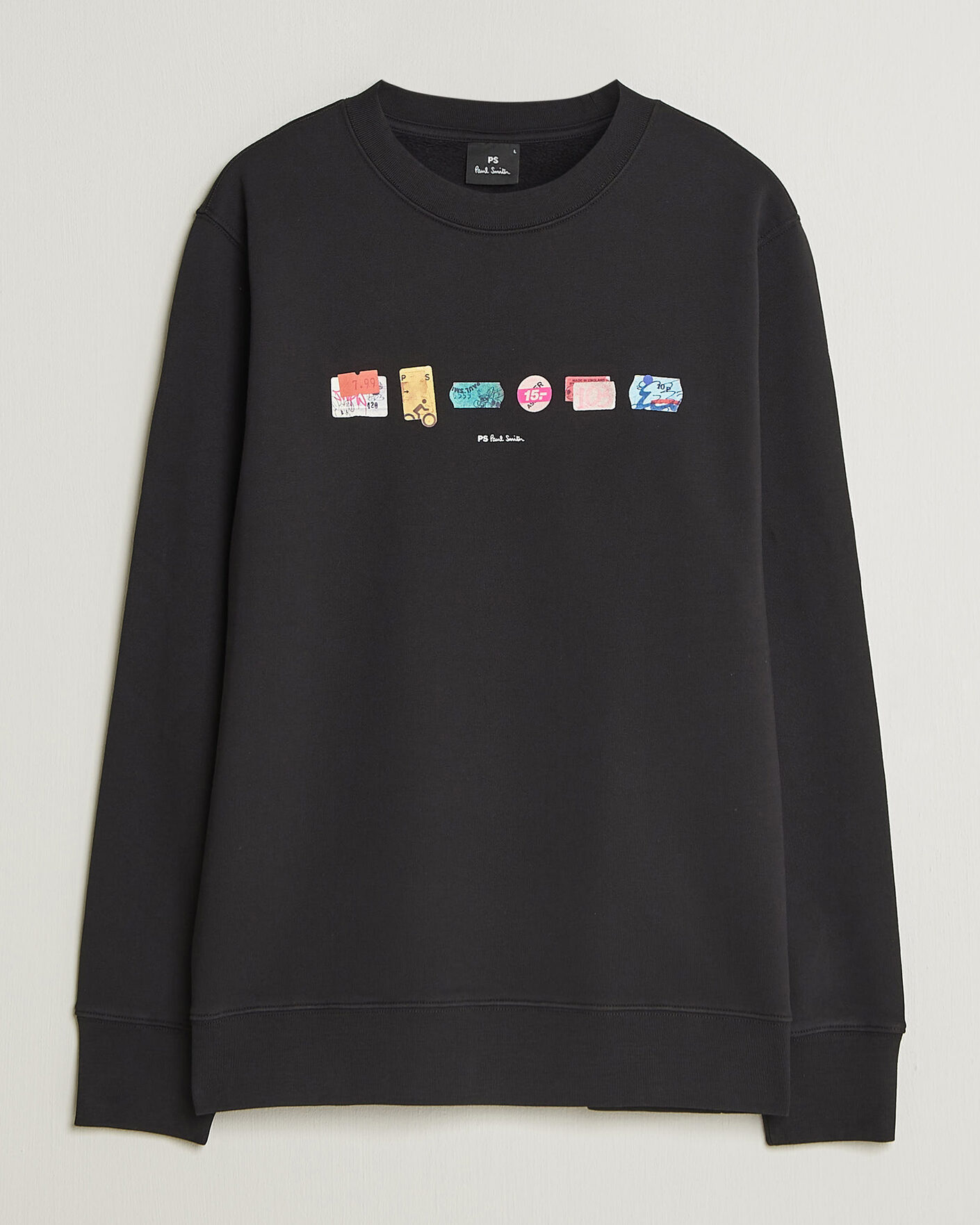 Homme | Pulls Et Tricots | PS Paul Smith | In A Row Crew Neck Sweatshirt Black
