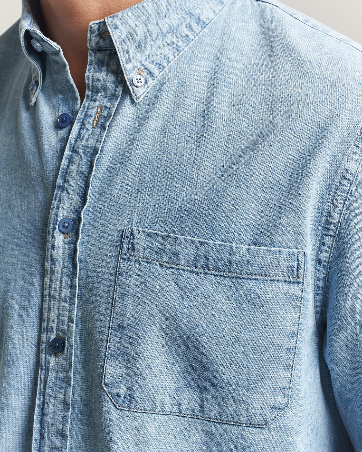 Homme | Chemises | PS Paul Smith | Casual Fit Denim Shirt Light Blue
