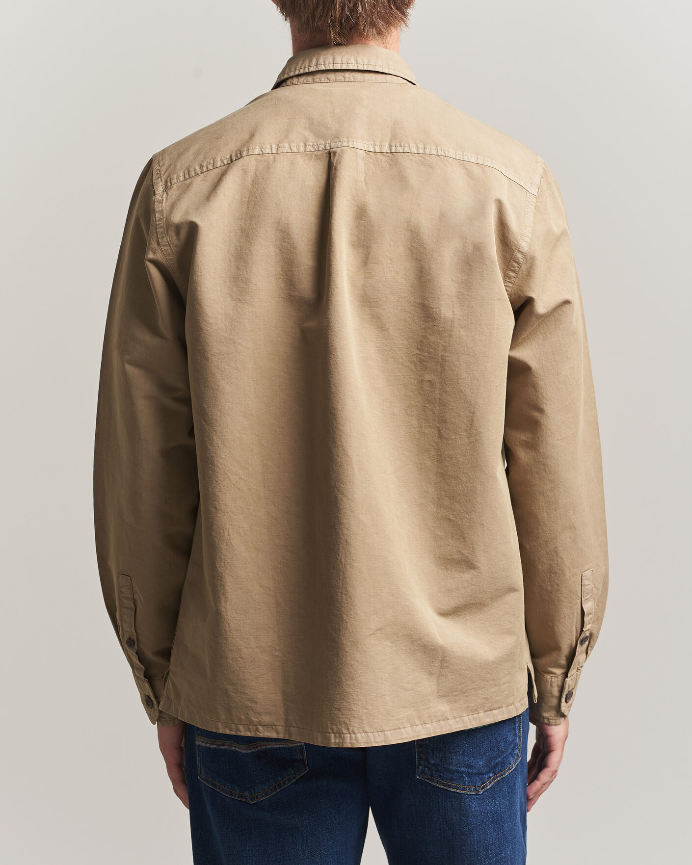 Homme | Chemises | PS Paul Smith | Casual Fit Cotton Overshirt Beige