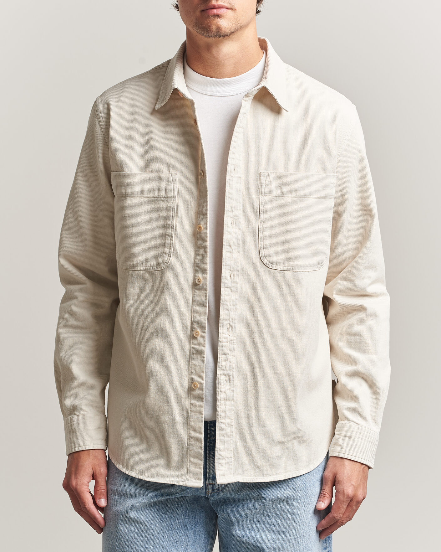 Homme | Chemises | PS Paul Smith | Casual Fit Cotton Overshirt Off White