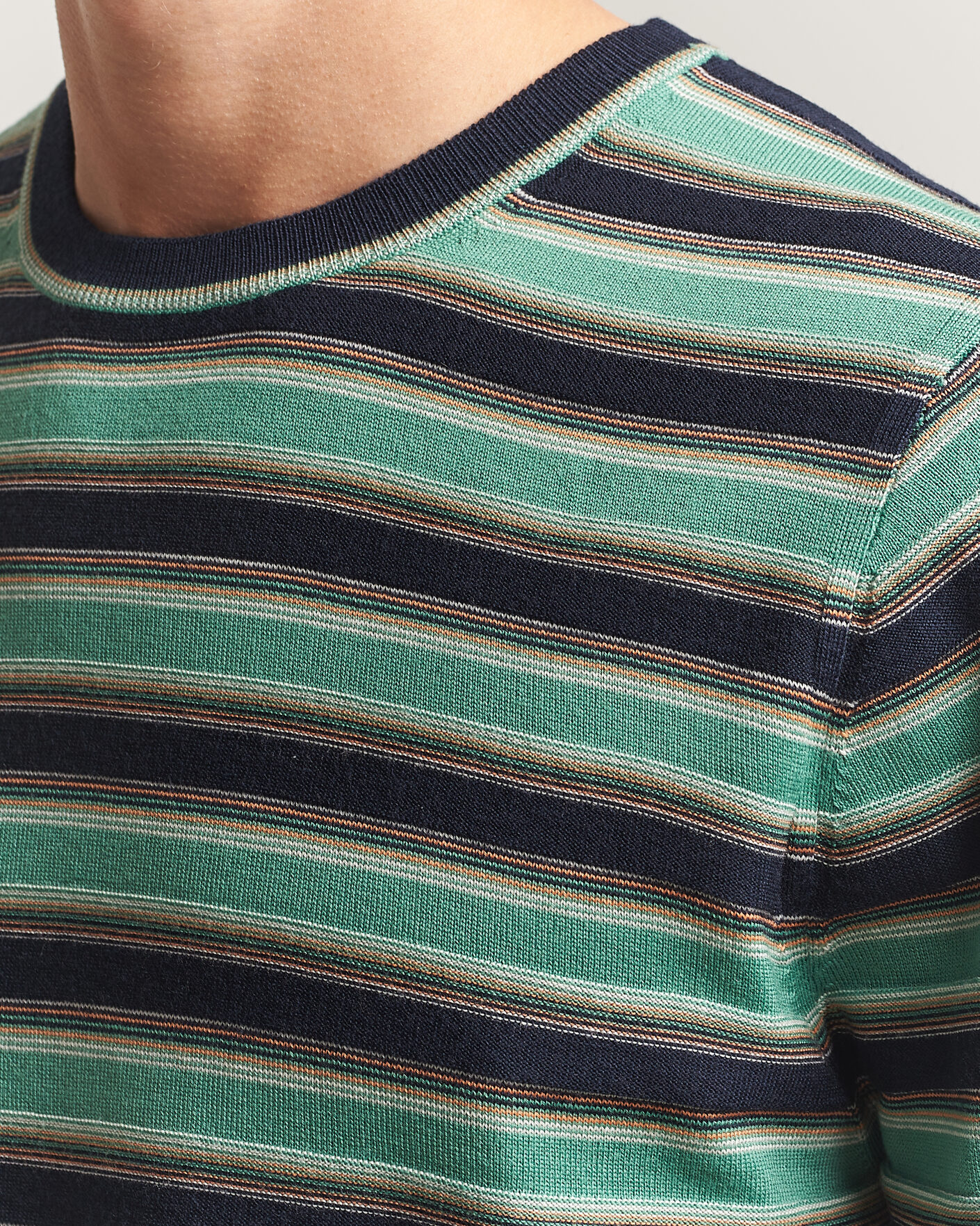 Homme | Pulls Et Tricots | PS Paul Smith | Merino Wool Knitted Striped Sweater Green