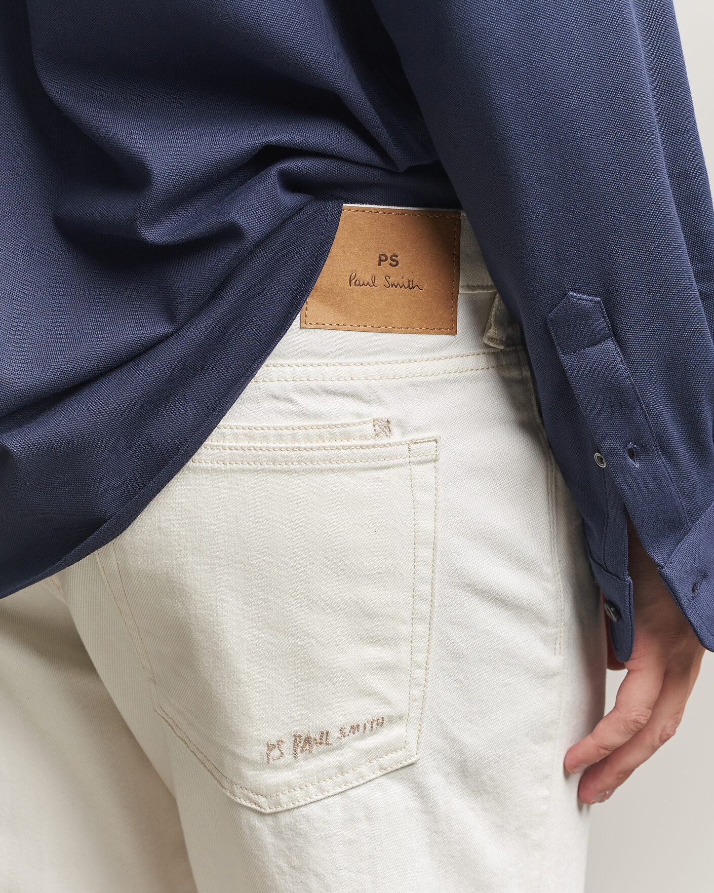 Homme | Jeans | PS Paul Smith | Relaxed Tapered Fit Jeans Off White