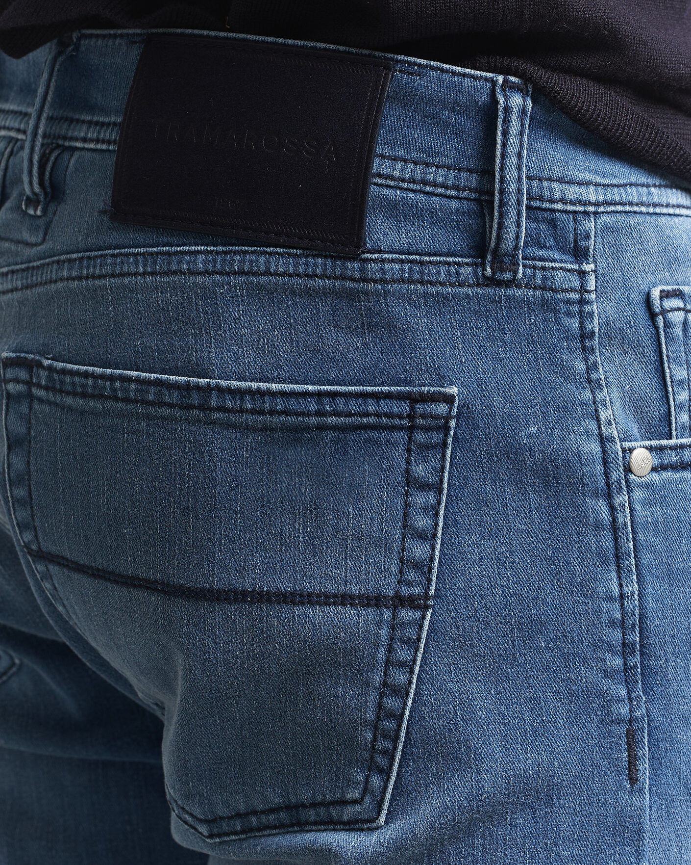 Homme | Jeans | Tramarossa | Michelangelo Stretch Relax Jeans Mid Blue