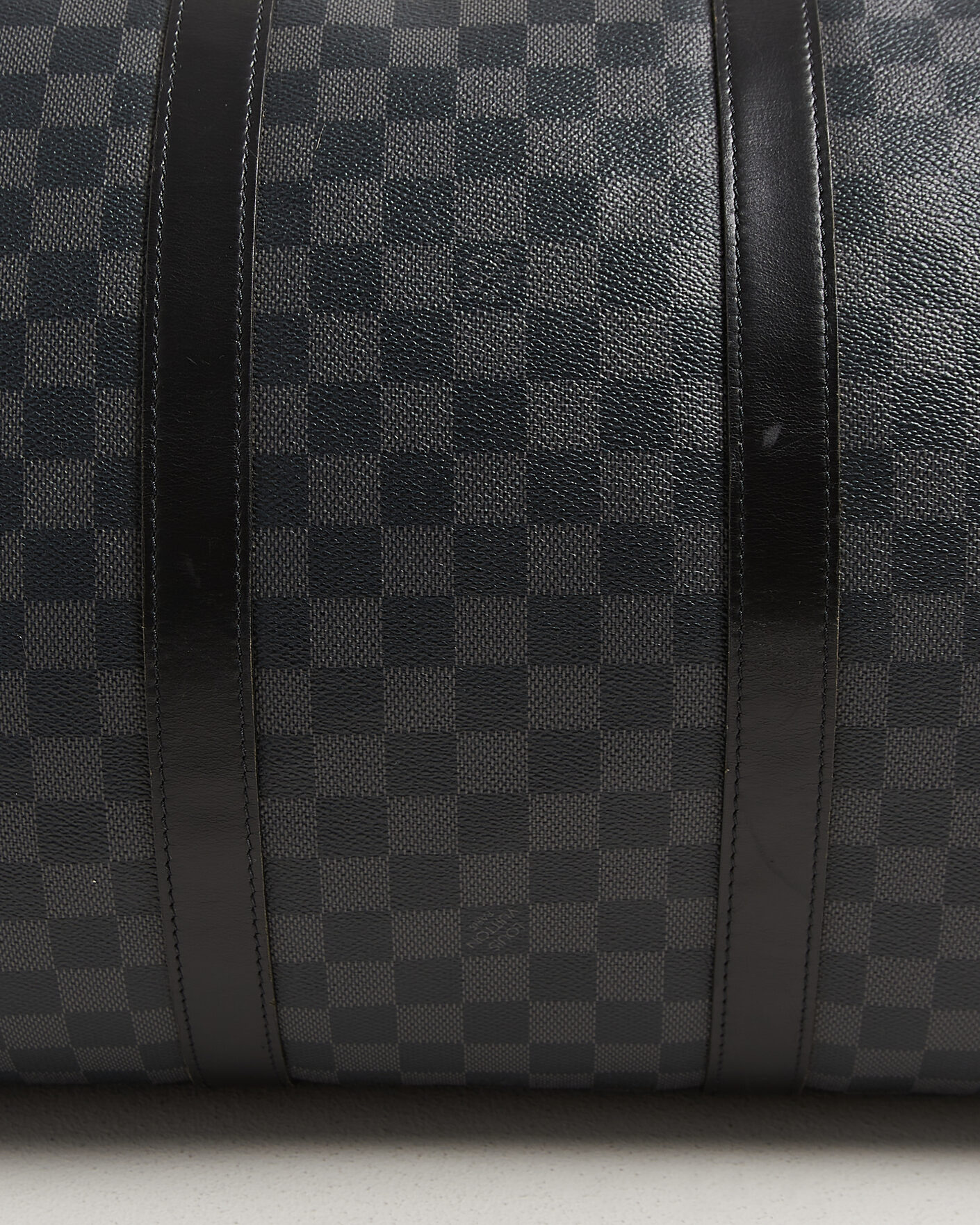 Homme | Pre-Owned & Vintage Bags | Louis Vuitton Pre-Owned | Keepall 55 Bandouliére Damier Graphite