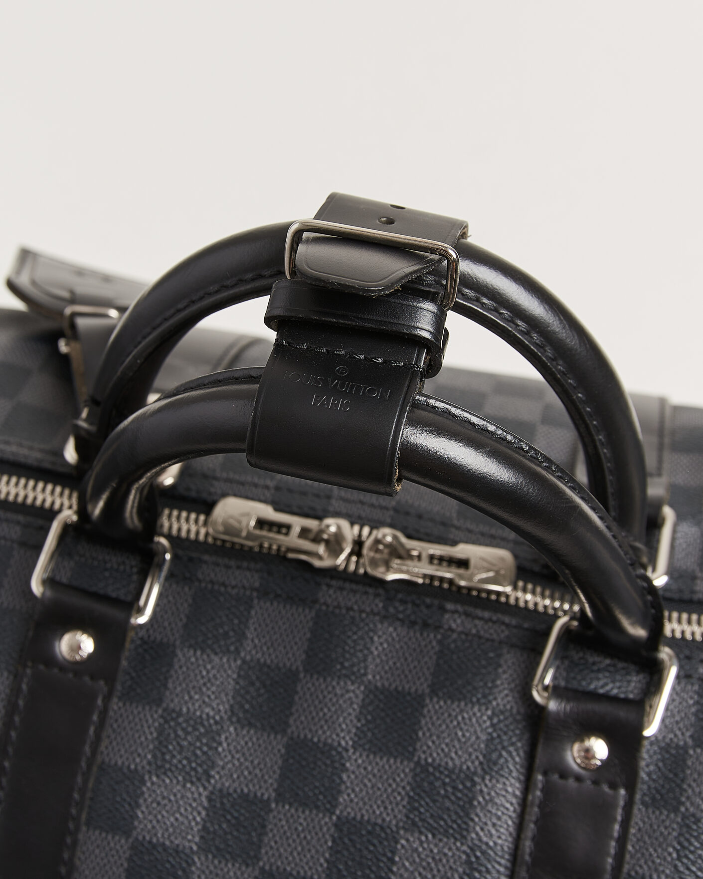 Homme | Pre-Owned & Vintage Bags | Louis Vuitton Pre-Owned | Keepall 55 Bandouliére Damier Graphite