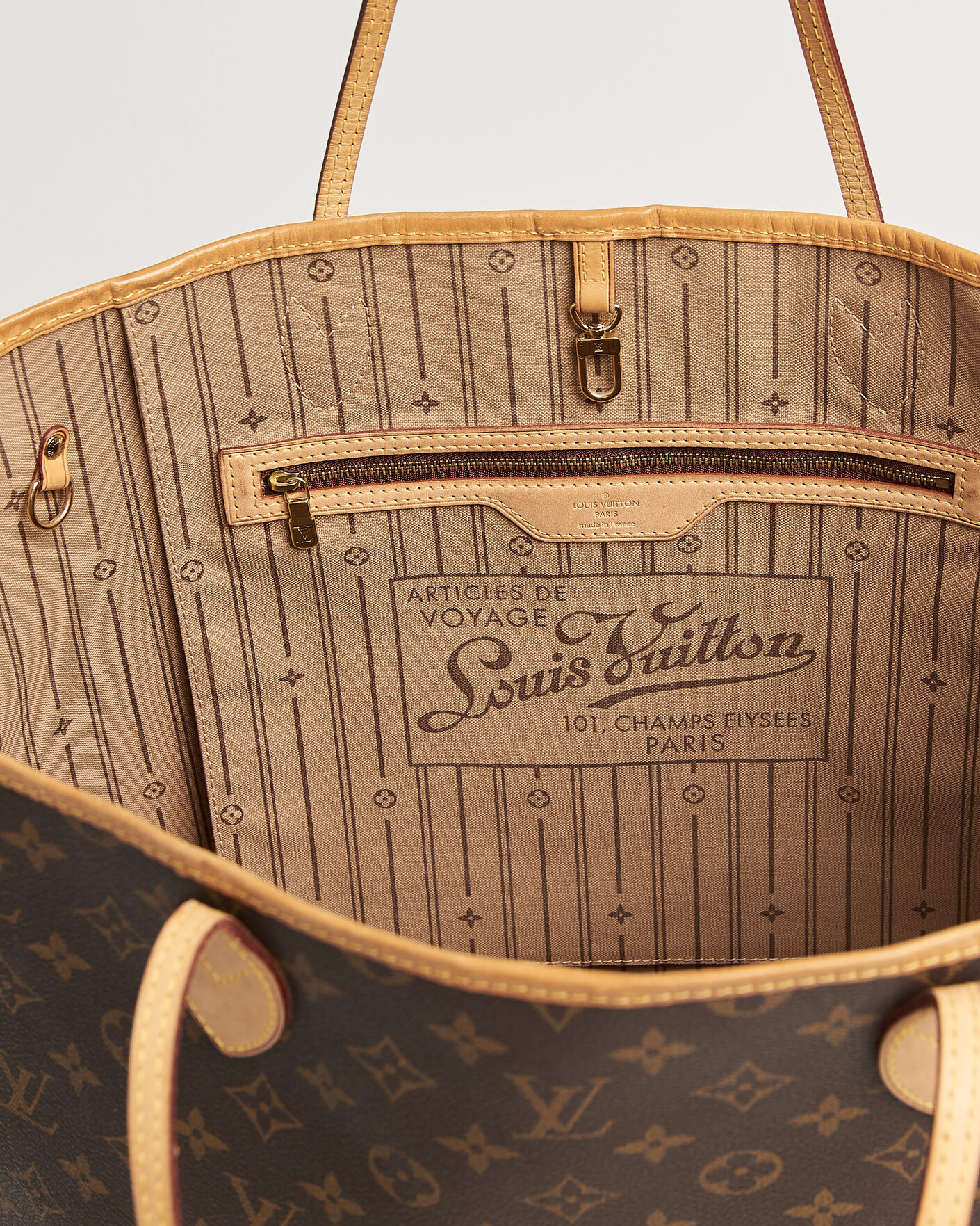 Homme | Pre-Owned & Vintage Bags | Louis Vuitton Pre-Owned | Neverfull GM Monogram