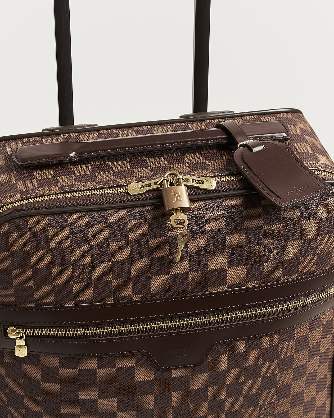 Homme | Pre-Owned & Vintage Bags | Louis Vuitton Pre-Owned | Pegase 45 Trolley Case Damier Ebene