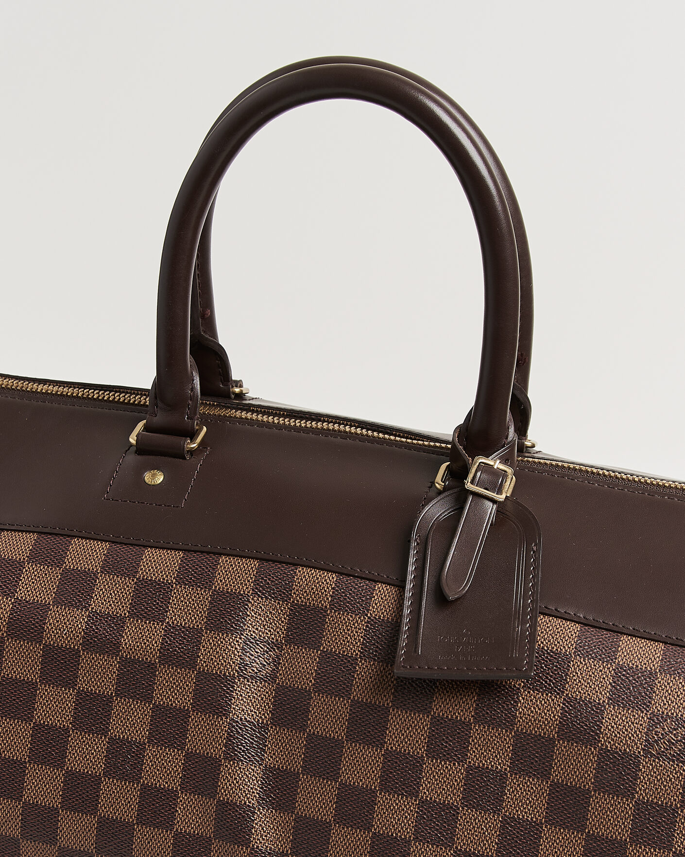 Homme | Pre-Owned & Vintage Bags | Louis Vuitton Pre-Owned | Greenwich GM Travel Bag Damier Ebene