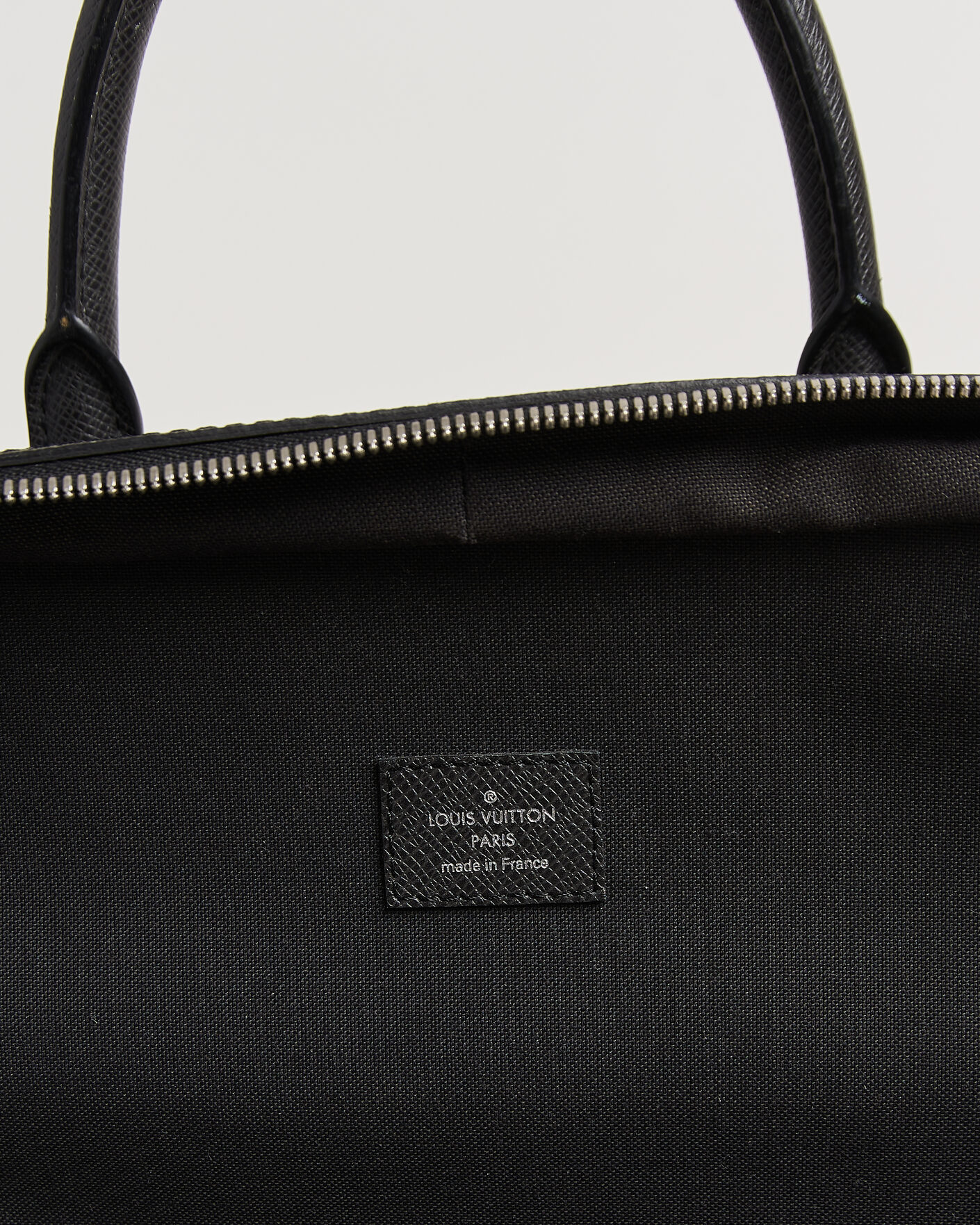 Homme | Pre-Owned & Vintage Bags | Louis Vuitton Pre-Owned | Overnight Bag Taiga Leather Black