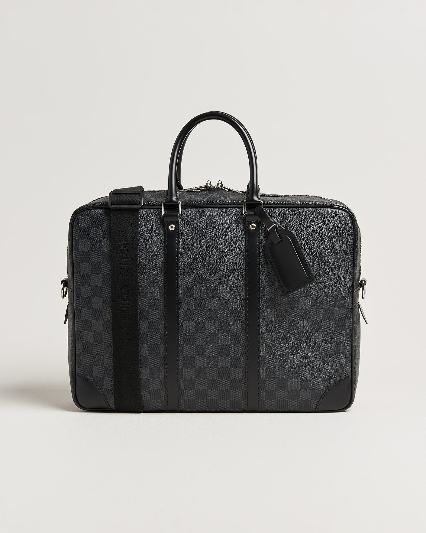 Homme | Pre-Owned & Vintage Bags | Louis Vuitton Pre-Owned | Porte Documents Voyage Damier Graphite