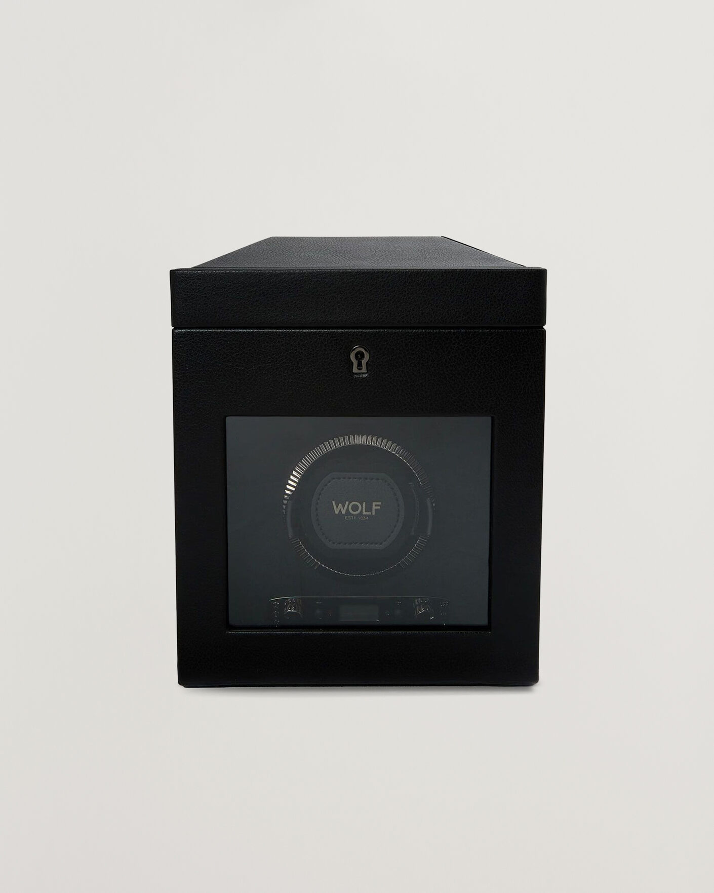 Homme | Boîtes montres et bijoux | WOLF | British Racing Single Watch Winder With Storage Black