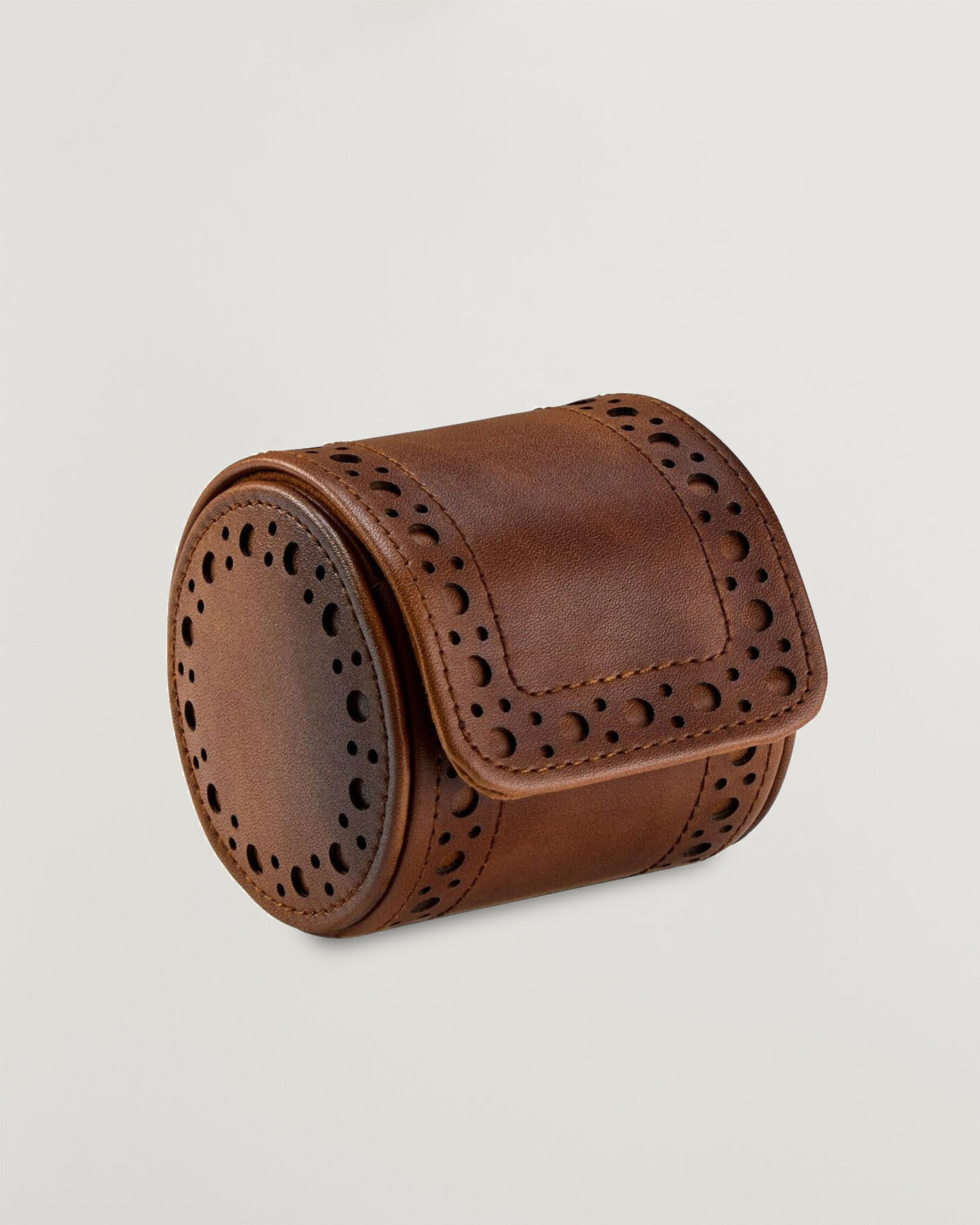 Homme | Boîtes montres et bijoux | WOLF | Brouge Single Watch Roll Burnished Brown