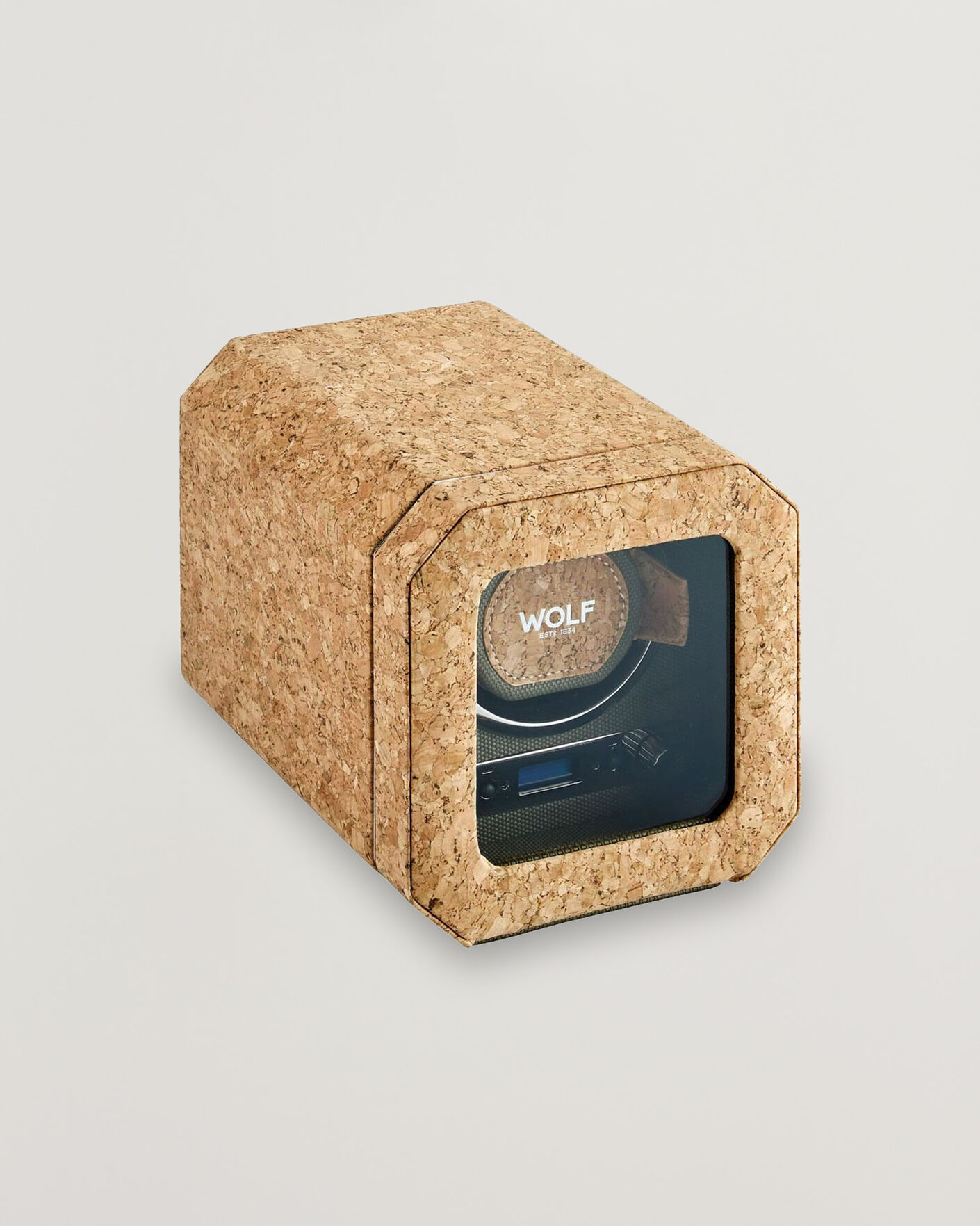 Homme | Boîtes montres et bijoux | WOLF | Cortica Single Watch Winder Cork