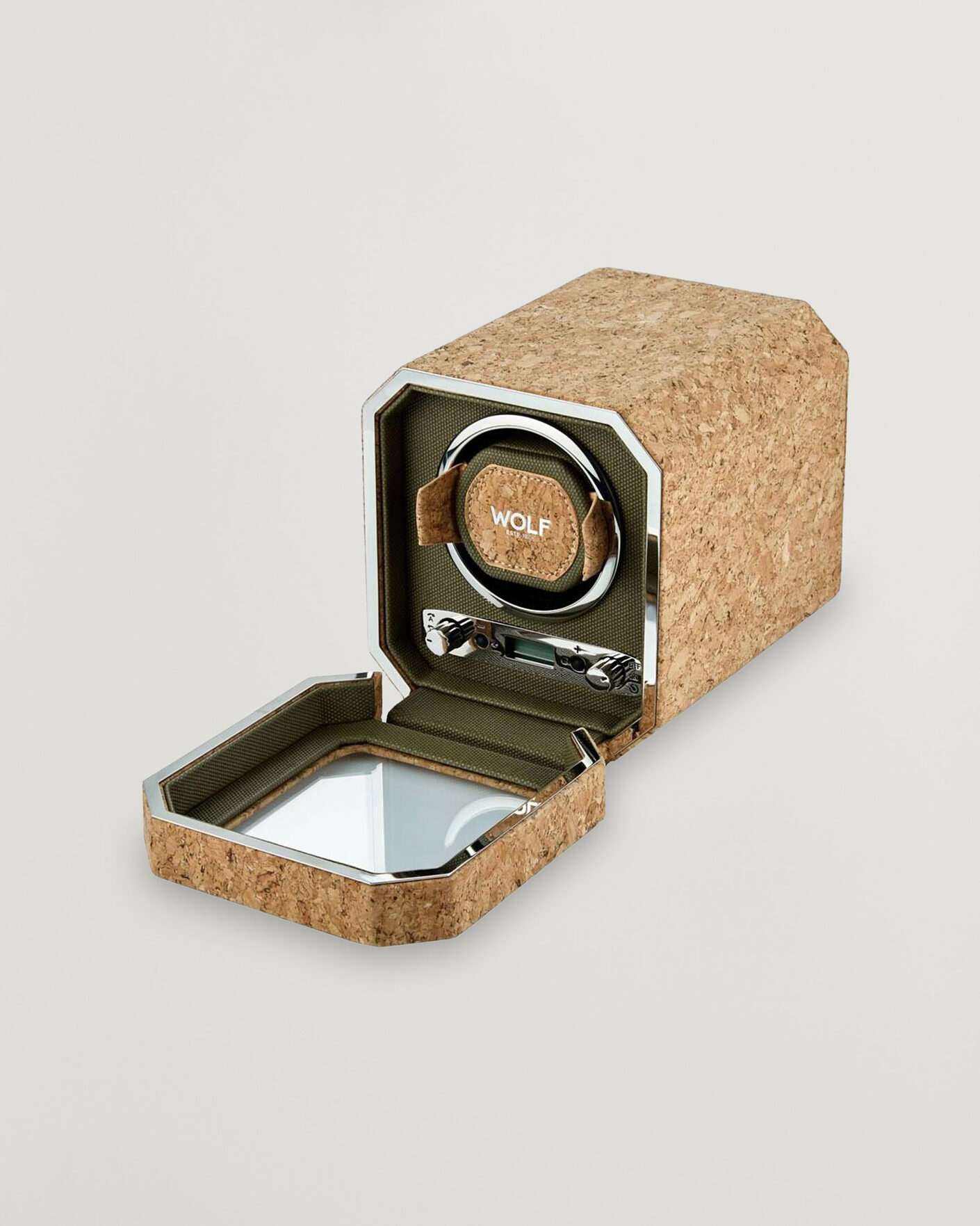 Homme | Boîtes montres et bijoux | WOLF | Cortica Single Watch Winder Cork