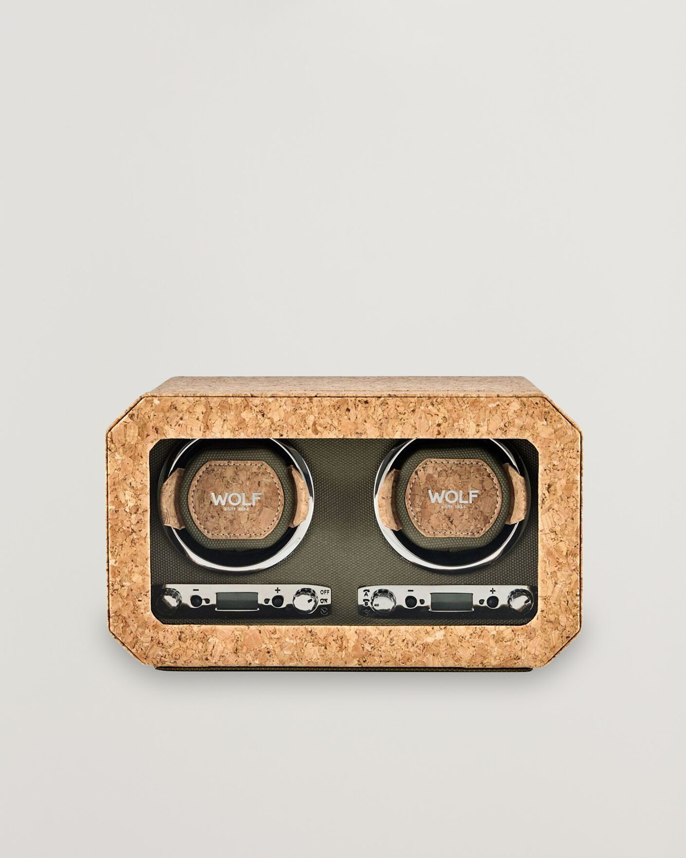 Homme | Boîtes montres et bijoux | WOLF | Cortica Double Watch Winder Cork