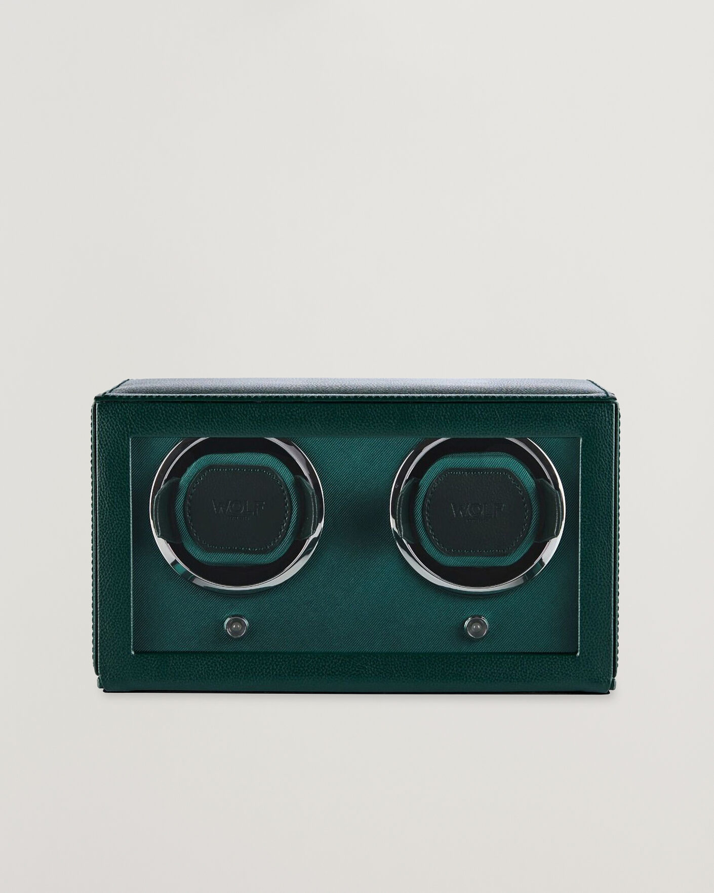Homme | Boîtes montres et bijoux | WOLF | Cub Double Watch Winder With Cover Green