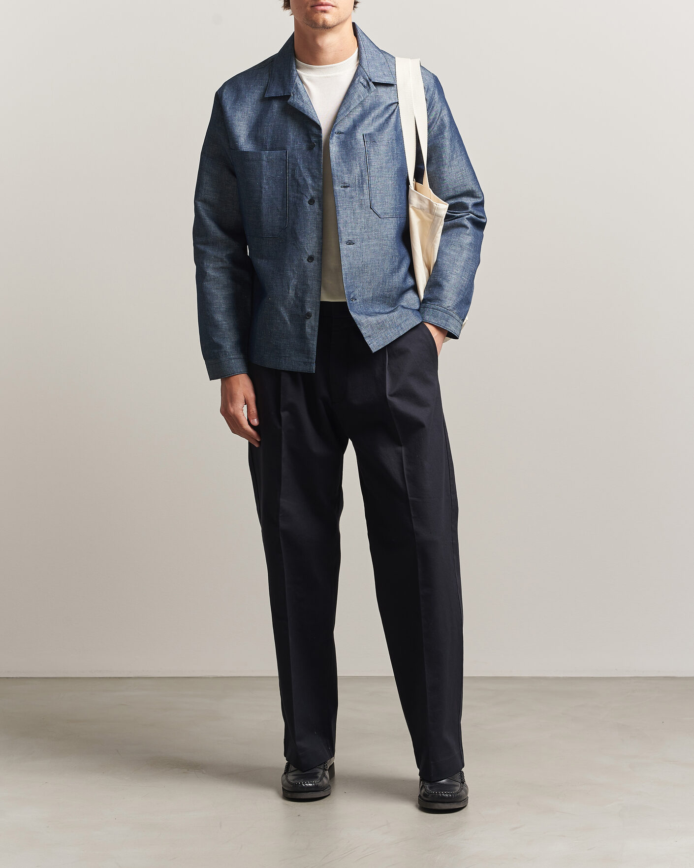 Homme | Chemises | NN07 | Rob Denim Overshirt Raw Indigo