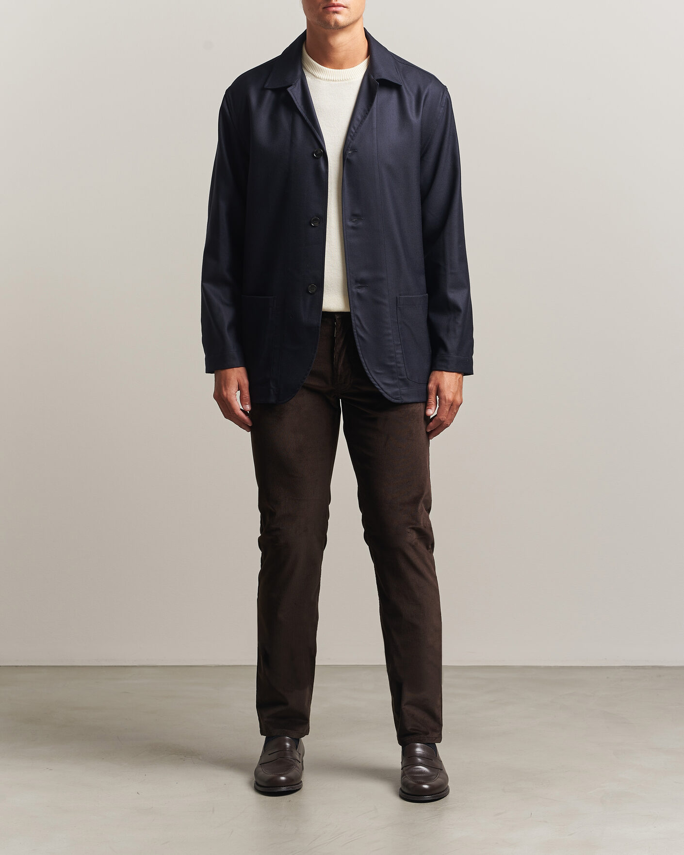 Homme | Pantalons | Brioni | 5-Pocket Corduroy Pants Dark Brown