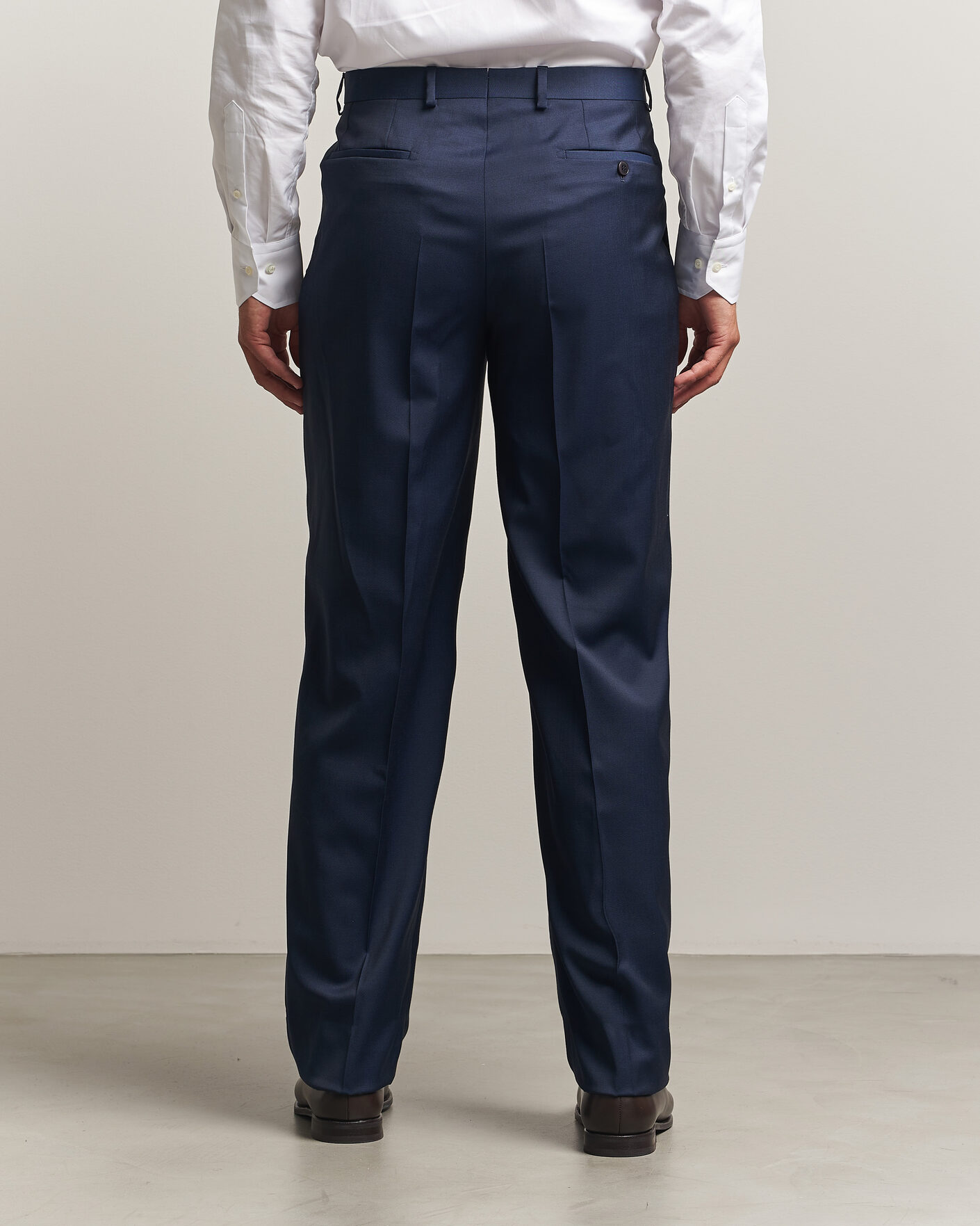 Homme | Pantalons | Brioni | Capri Wool Trousers Navy