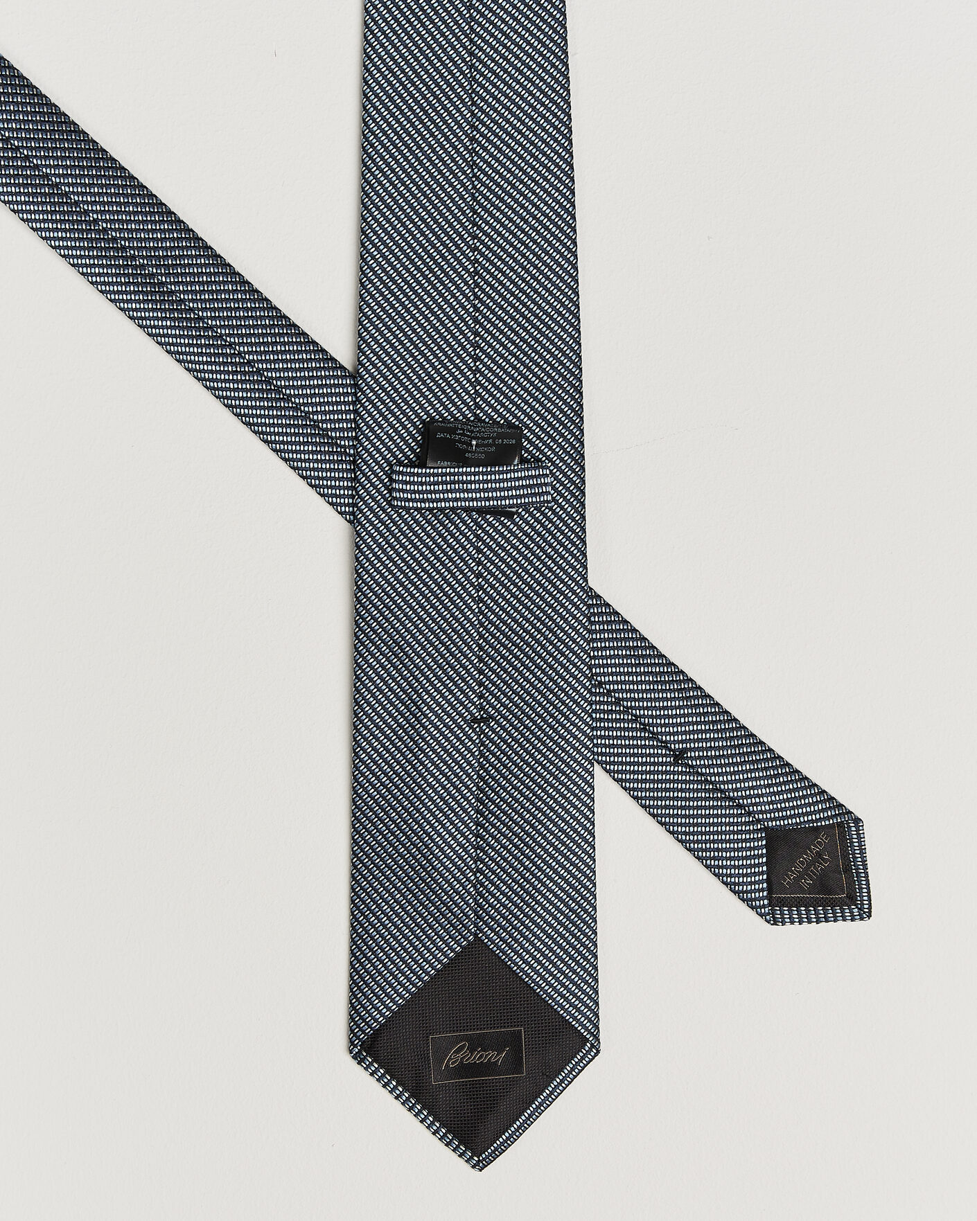 Homme | Cravates | Brioni | Jacquard Silk Tie Navy