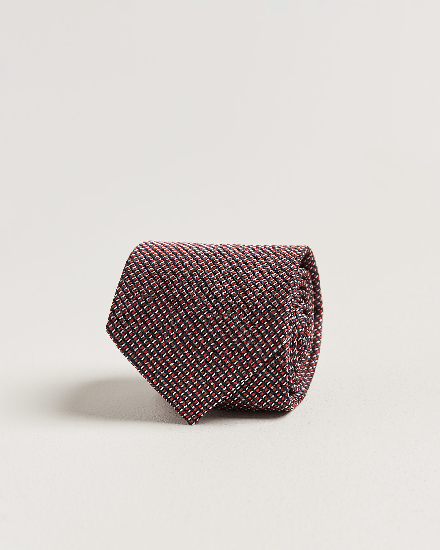 Homme | Cravates | Brioni | Jacquard Silk Tie Red