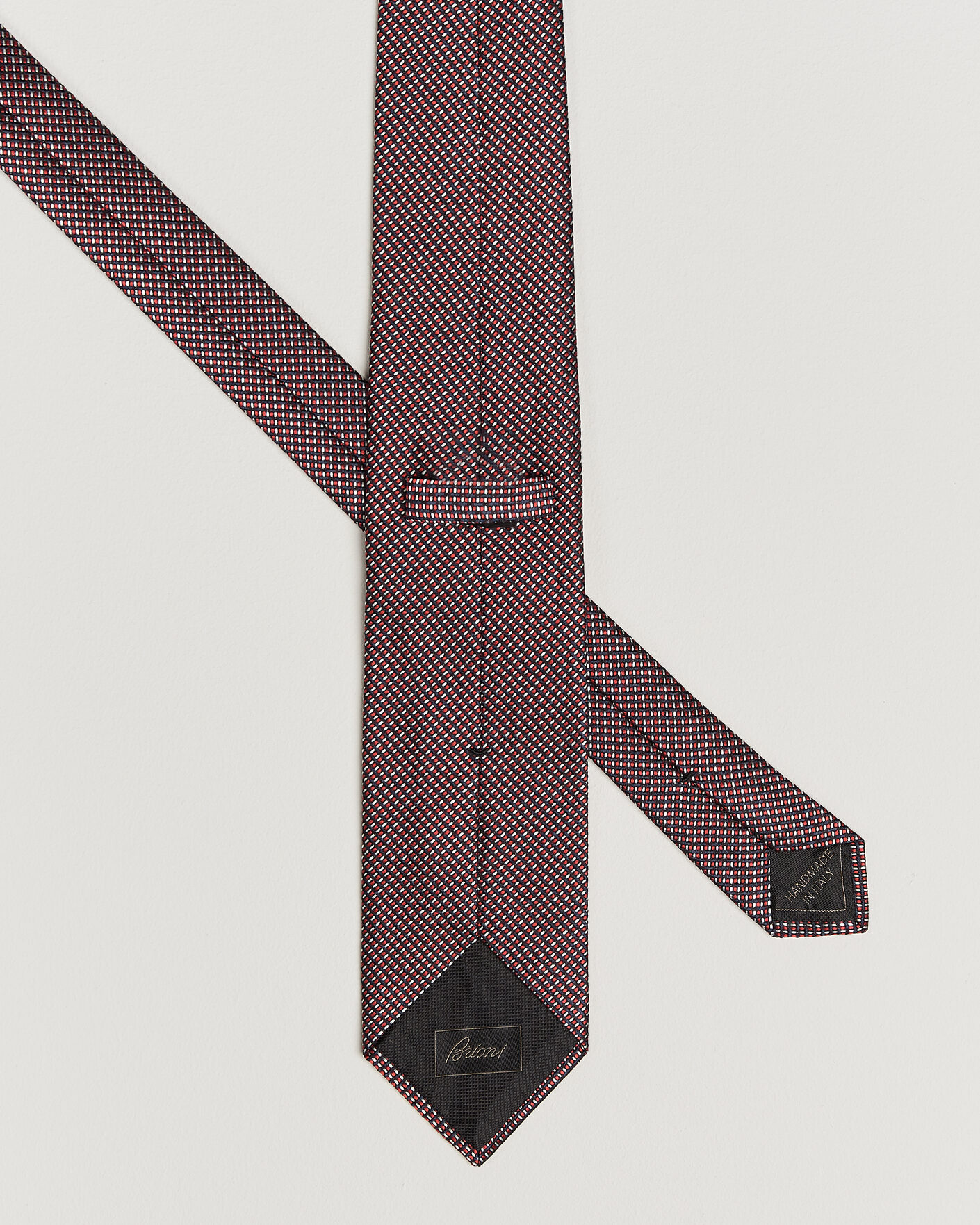 Homme | Cravates | Brioni | Jacquard Silk Tie Red