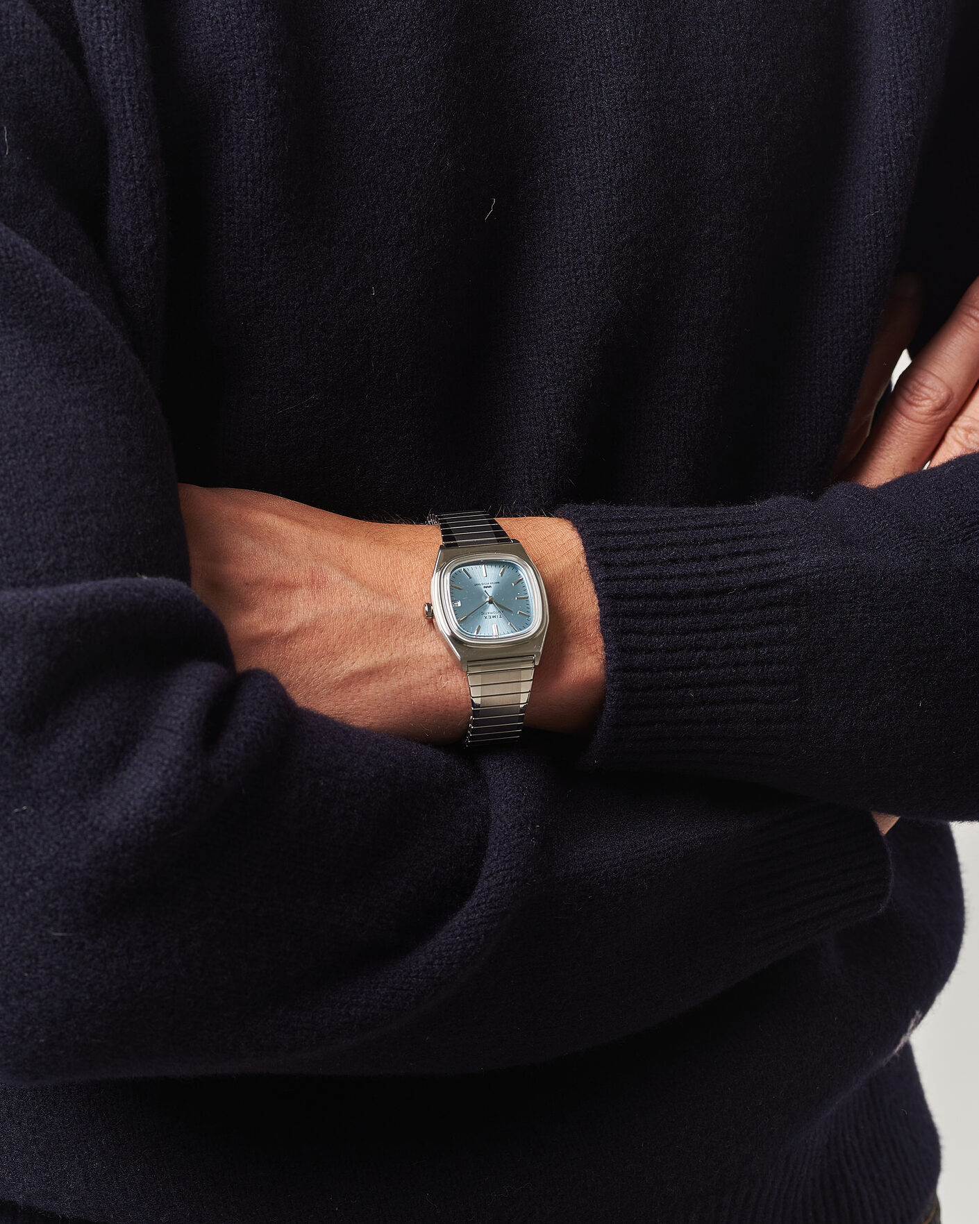 Homme | Timex 1983s Automatic Reissue 34mm Ice Blue Dial | Timex | 1983s Automatic Reissue 34mm Ice Blue Dial