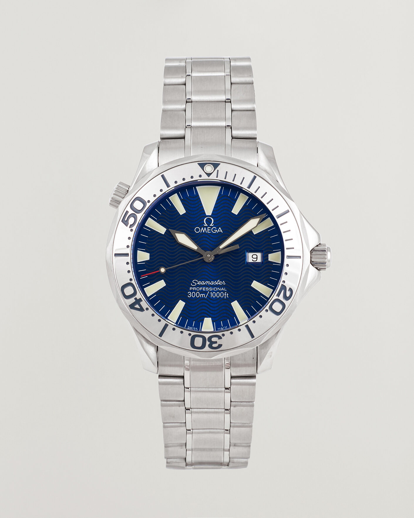 Homme | Pre-Owned & Vintage Watches | Omega Pre-Owned | Seamaster 300M Electric Blue