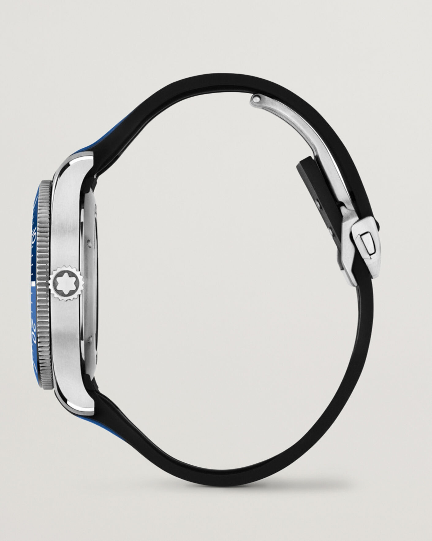 Homme | Montblanc Iced Sea Automatic Date Rubber Strap Blue | Montblanc | Iced Sea Automatic Date Rubber Strap Blue